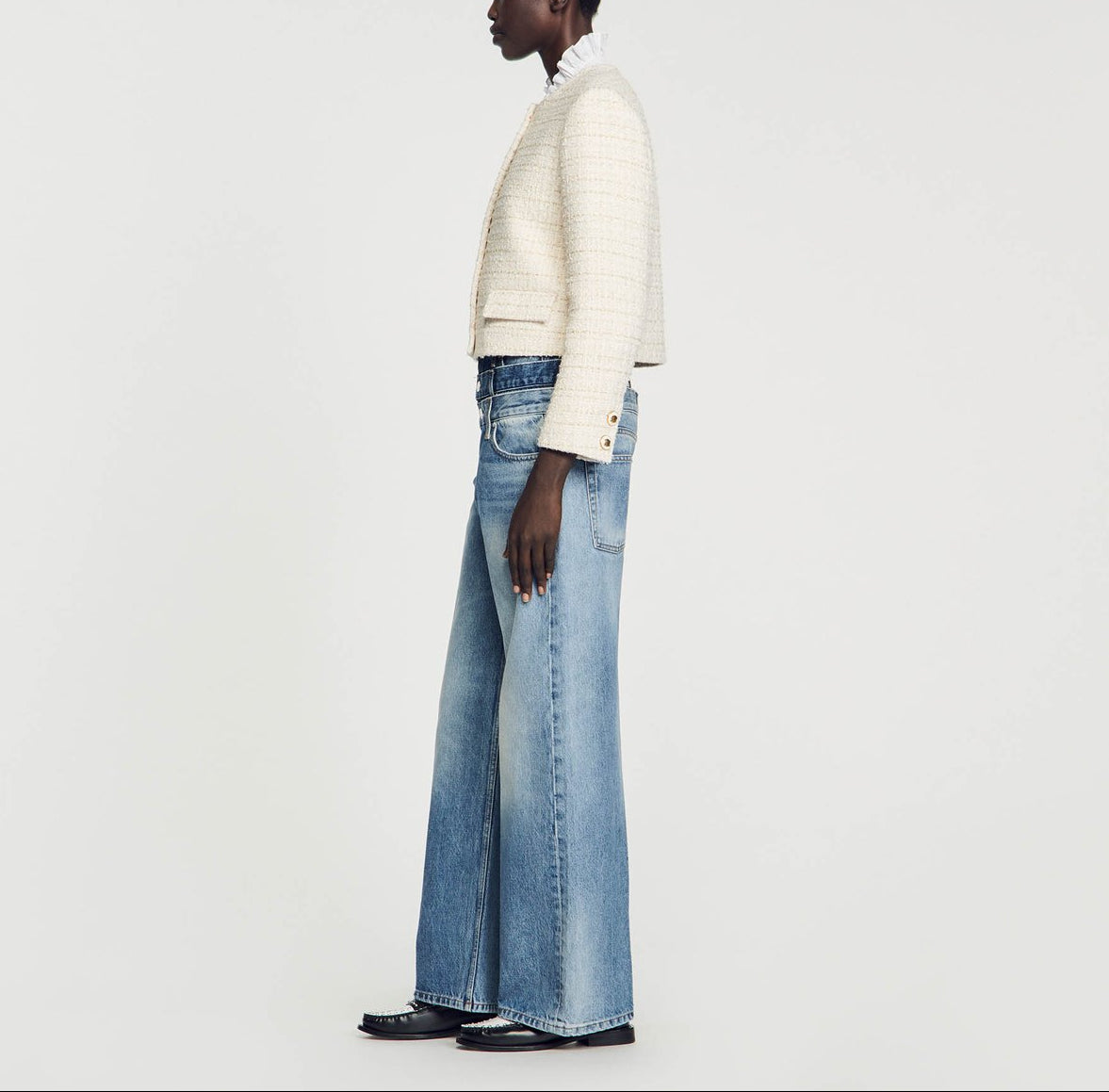 Veste en tweed Sandro seconde main