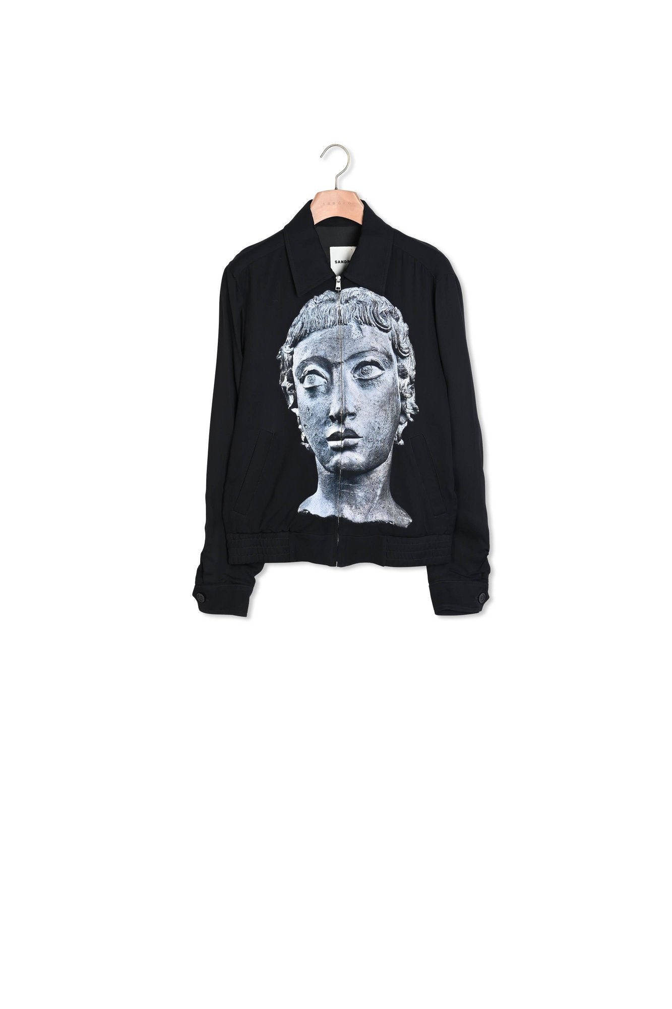 Blouson Noir Sandro seconde main