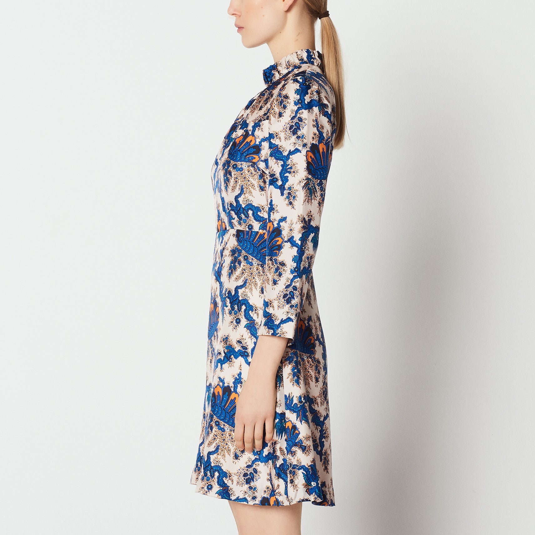 Robe imprimée à manches longues Sandro seconde main