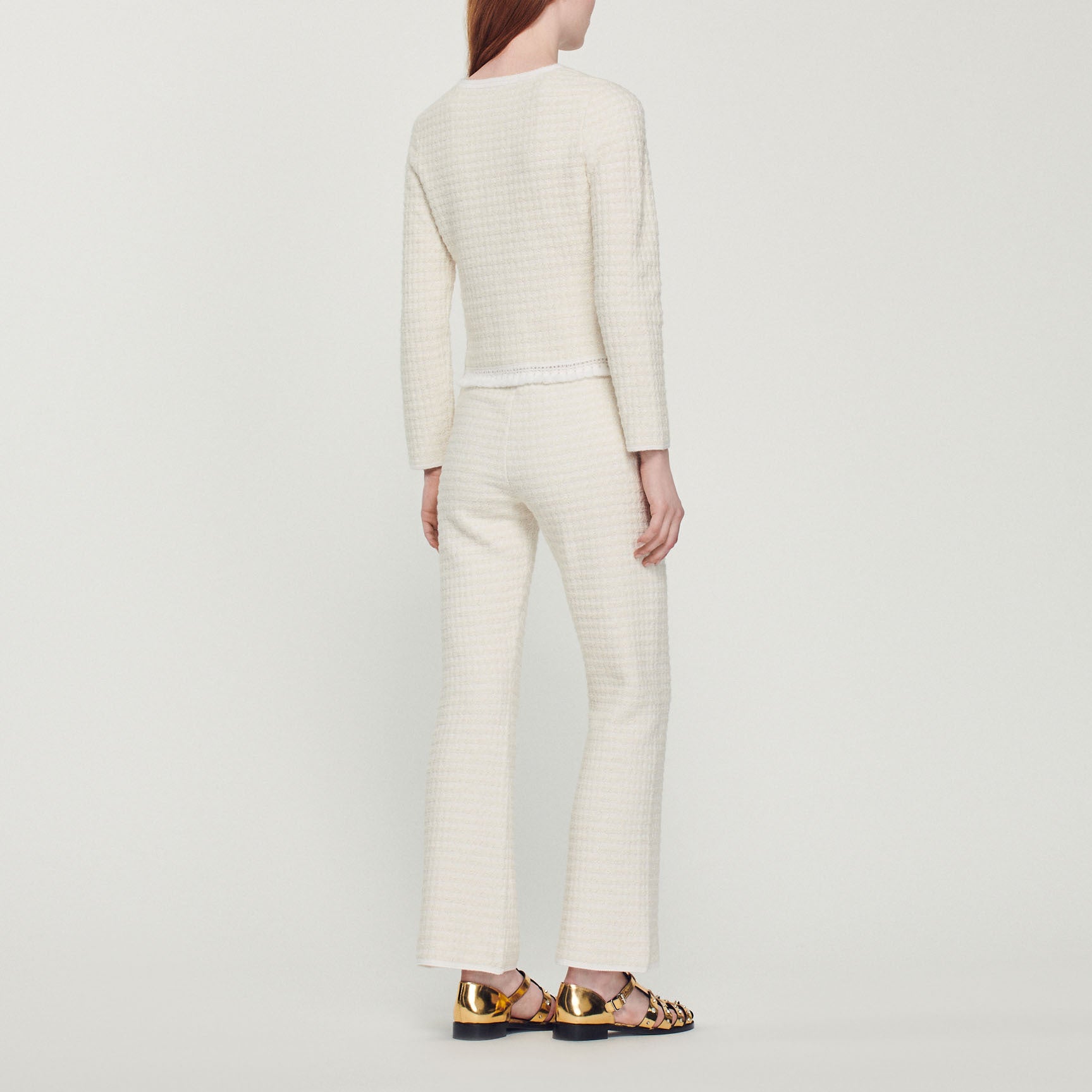 Cardicoat en tweed Sandro seconde main