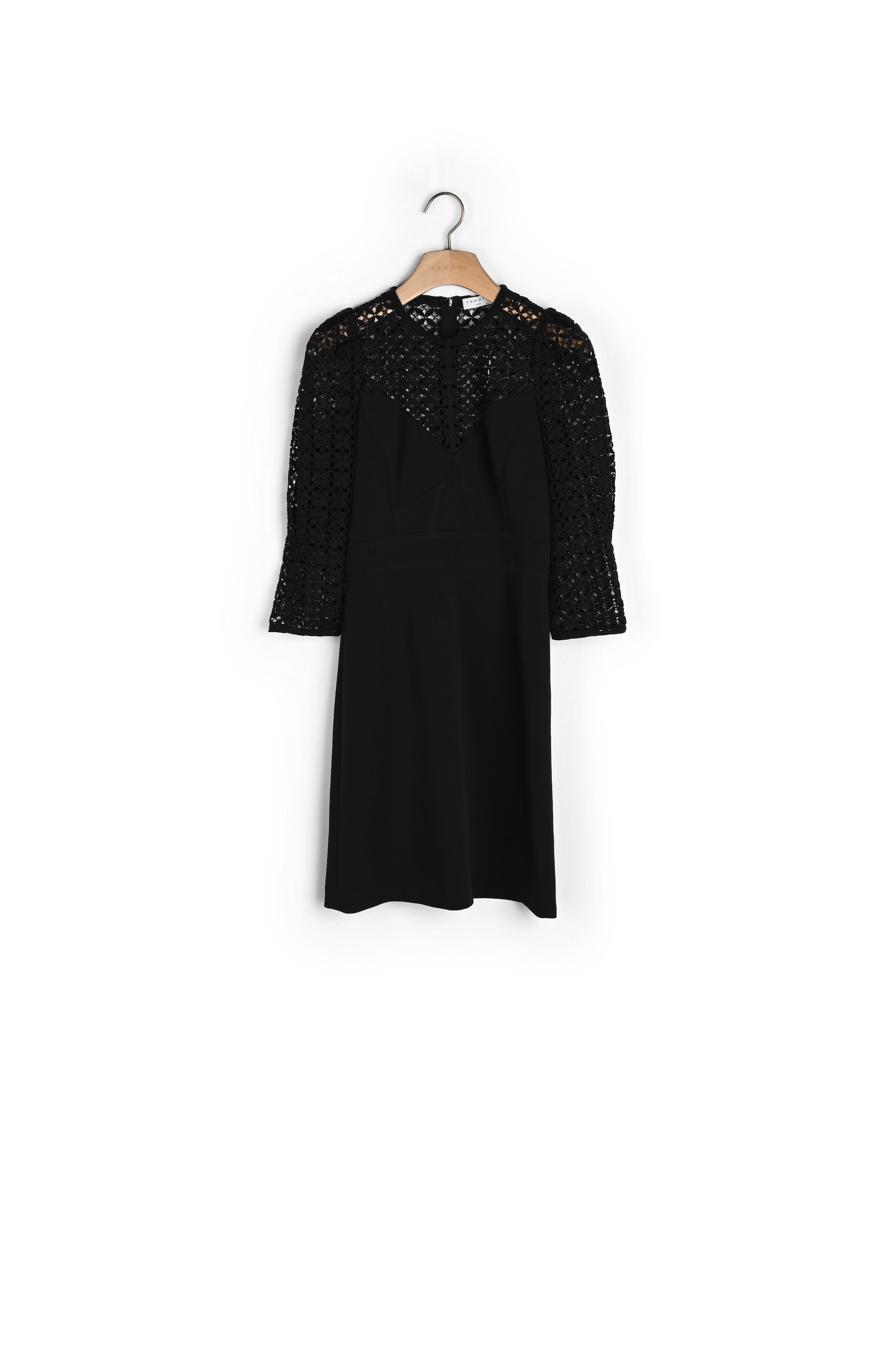 Robe courte à empiècement Sandro seconde main