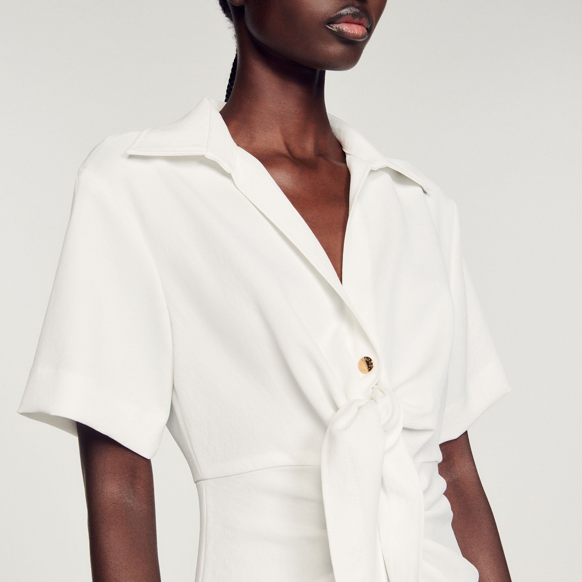 Robe midi boutonnée Sandro seconde main