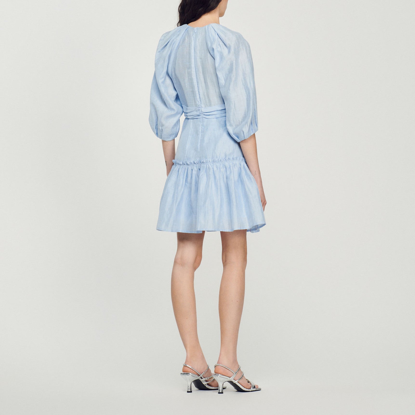 Robe courte froncée Sandro seconde main