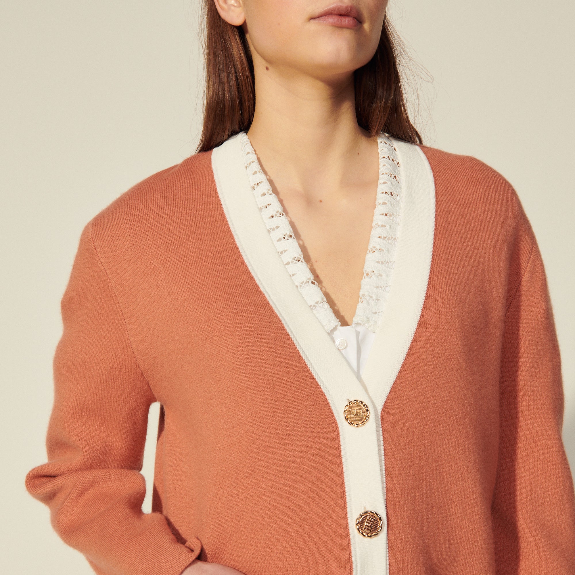 Cardi-coat oversize Sandro seconde main