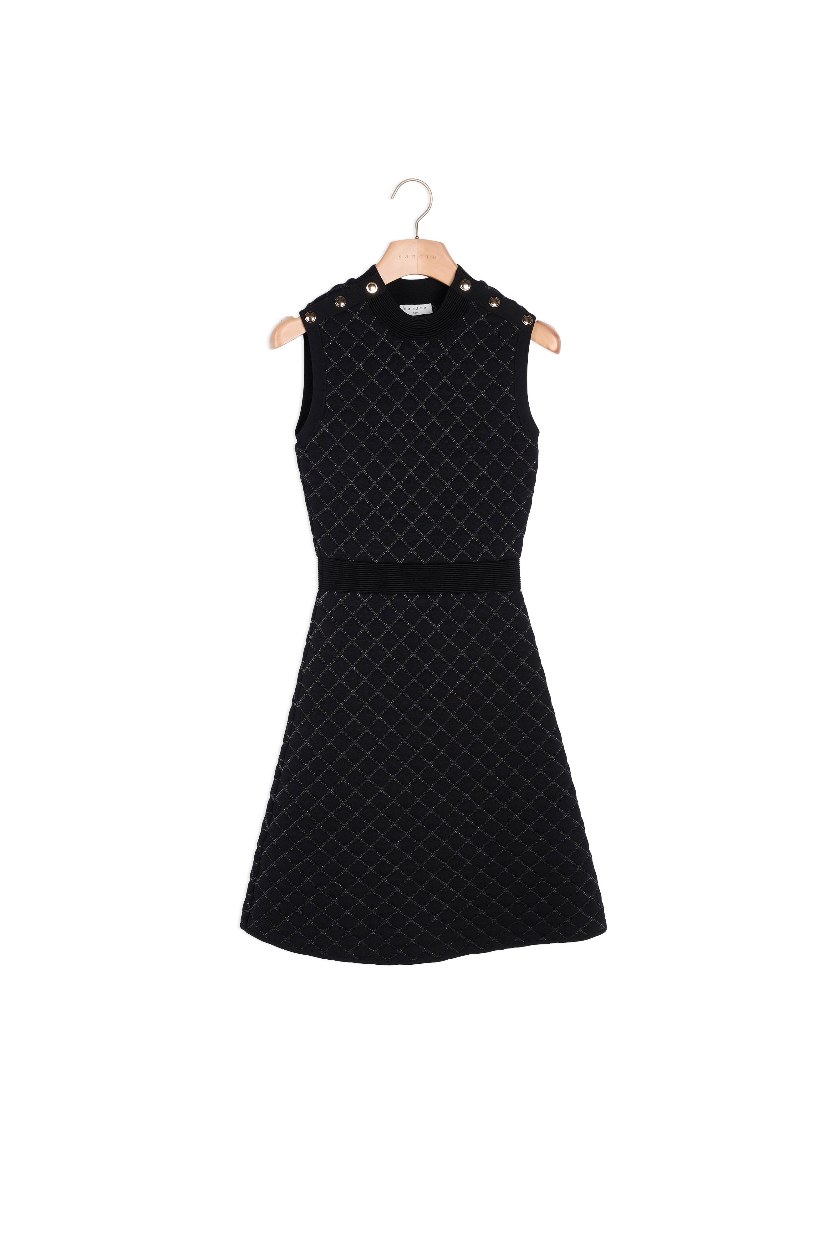 Robe sans manches matelassée Sandro seconde main