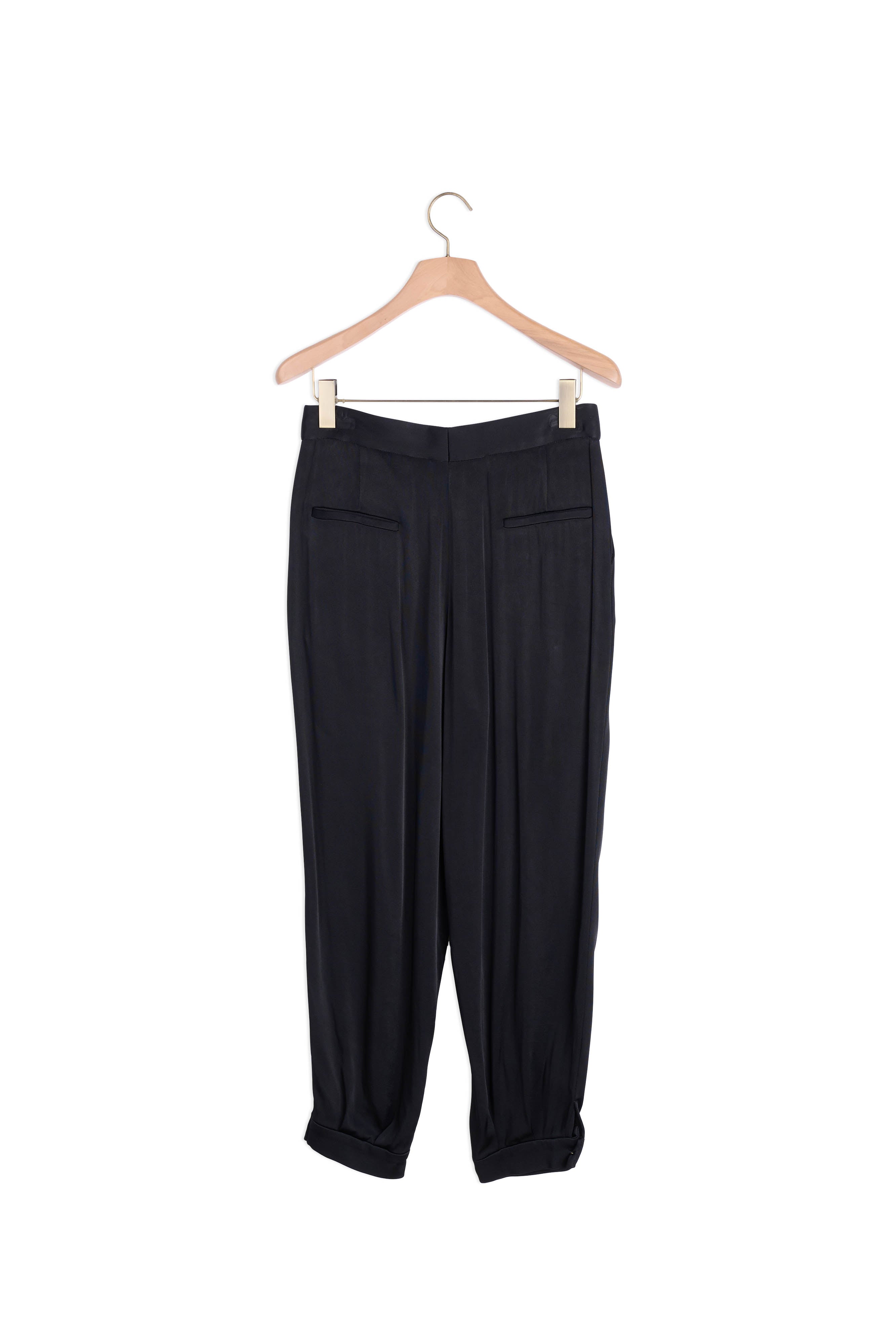 Pantalon satiné à détail bijoux Sandro seconde main