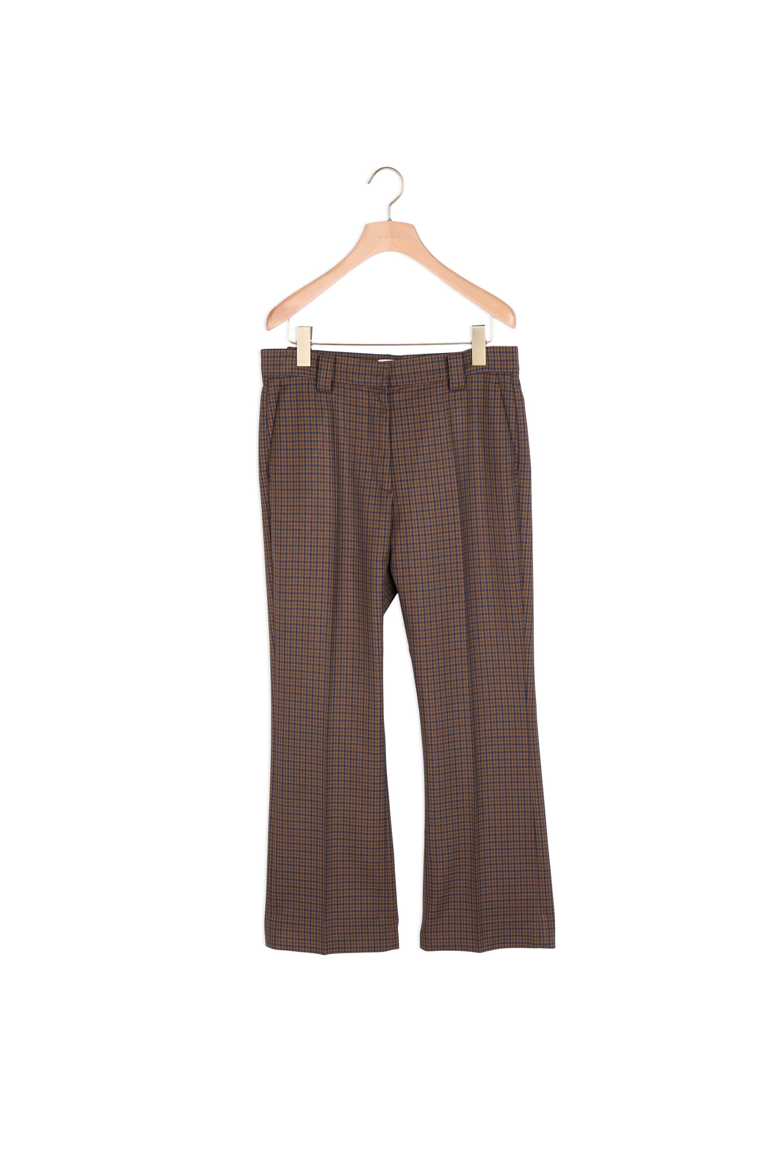 Pantalon à carreaux Sandro seconde main