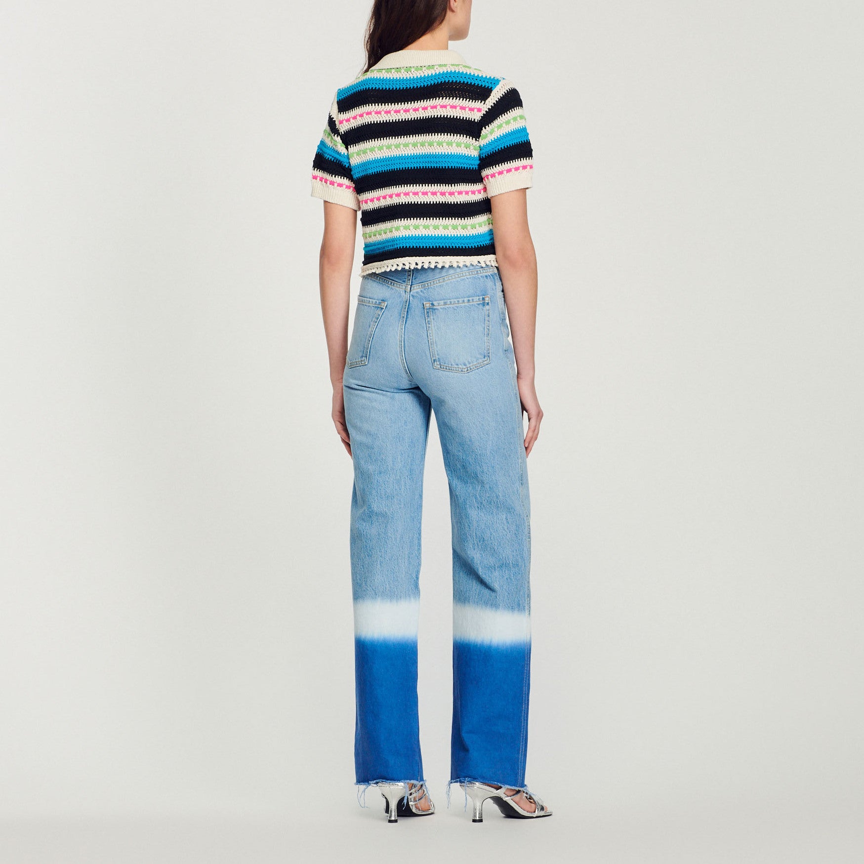 Jean tie&dye Sandro seconde main