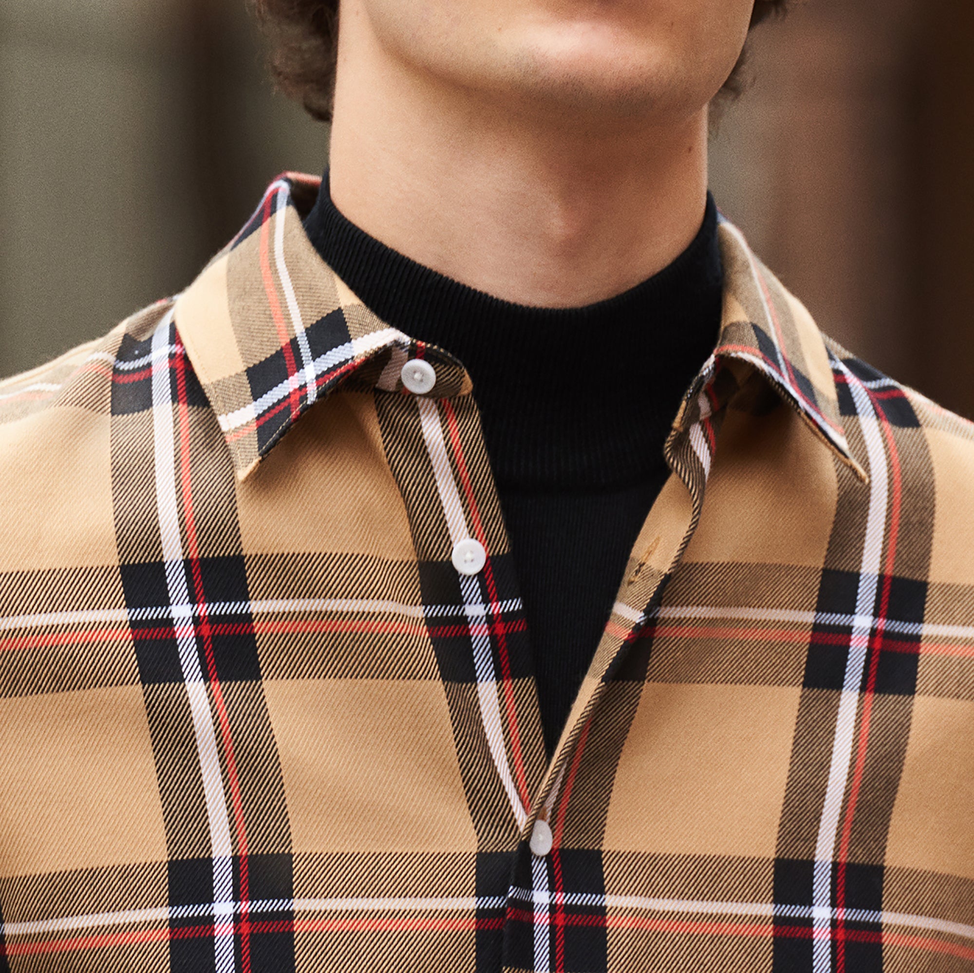 Chemise en tartan Sandro seconde main