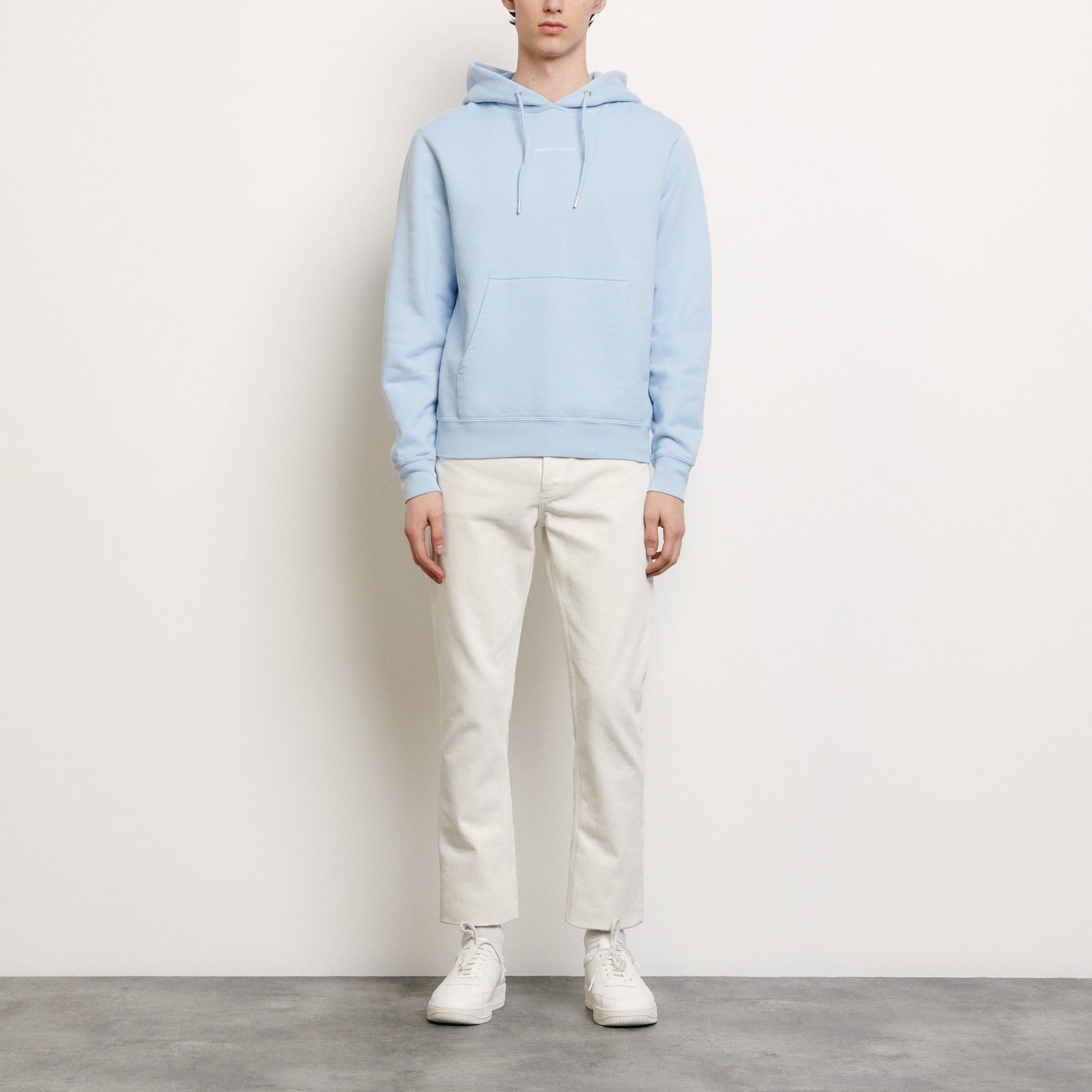 Sweat hoodie avec broderie logo Sandro seconde main