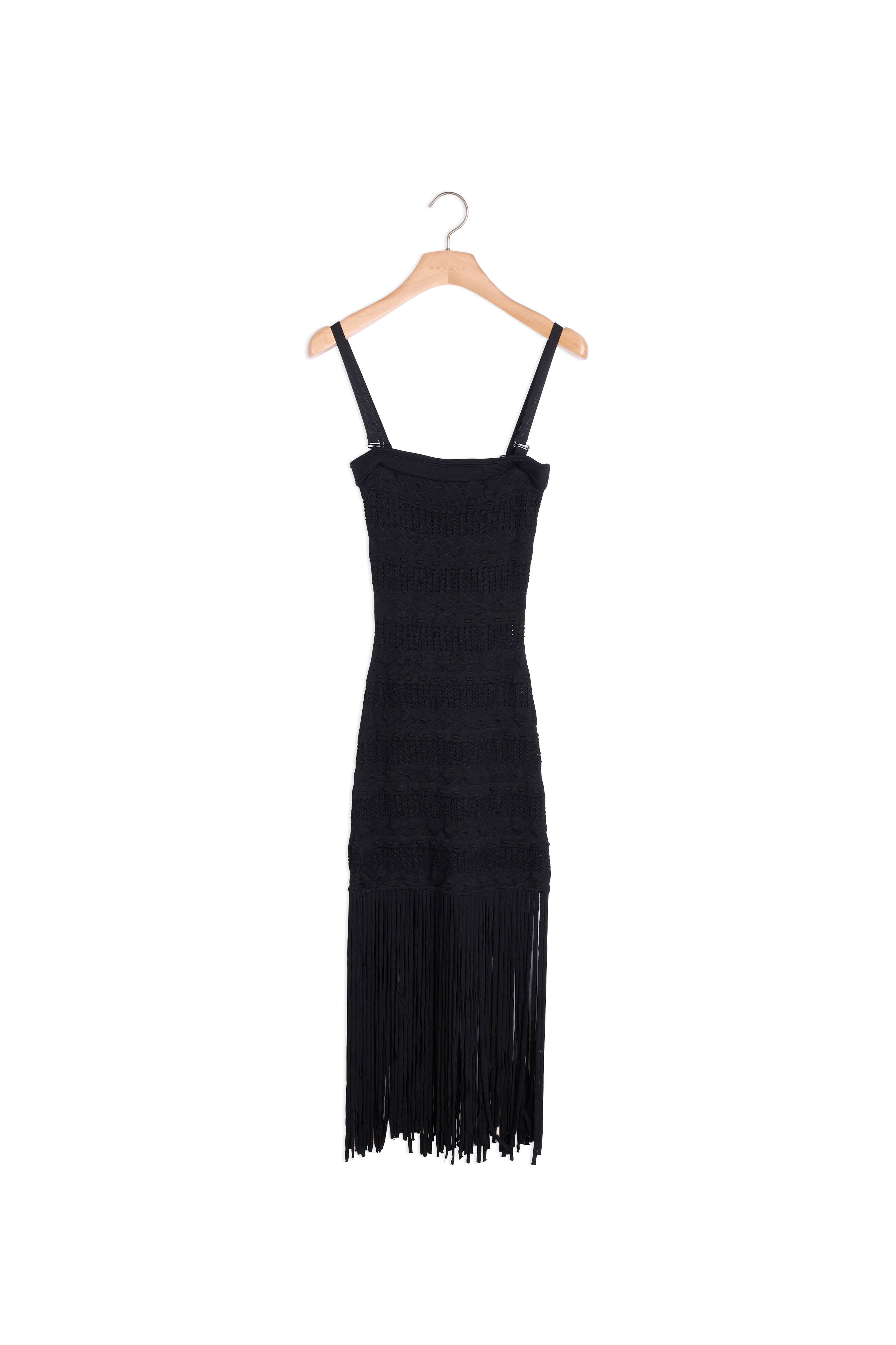 Robe bustier frangée Sandro seconde main