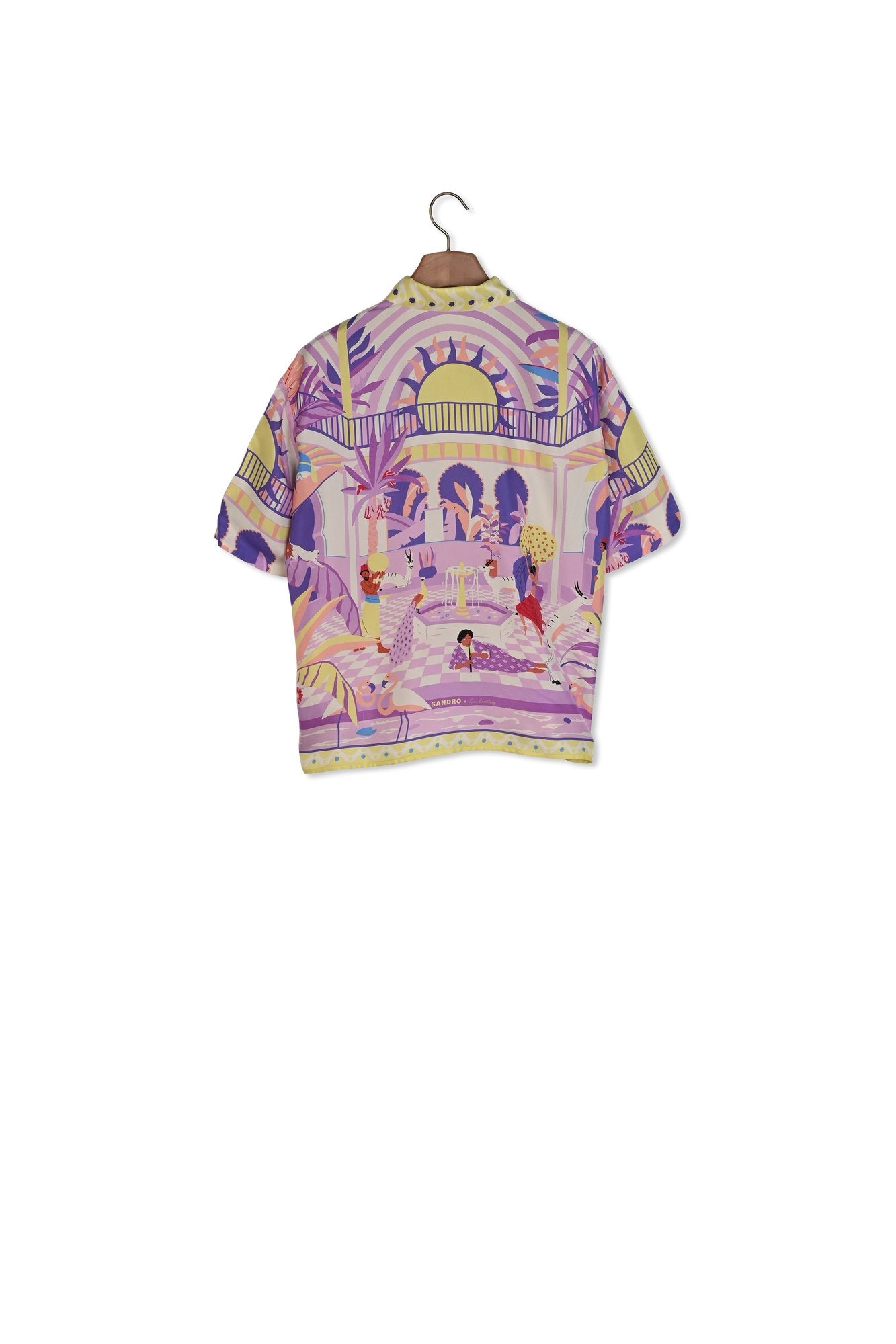 Chemise imprimée Sandro seconde main