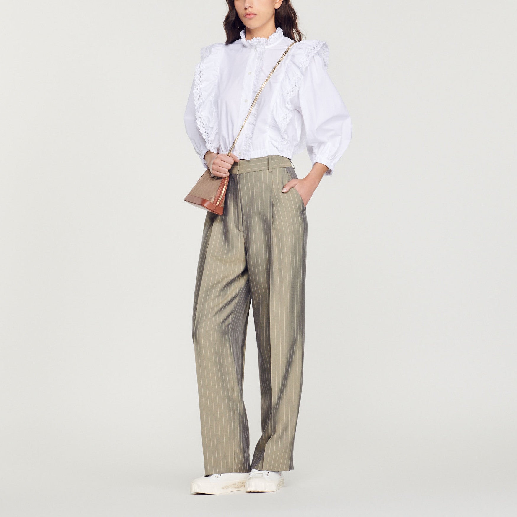 Pantalon de tailleur Sandro seconde main