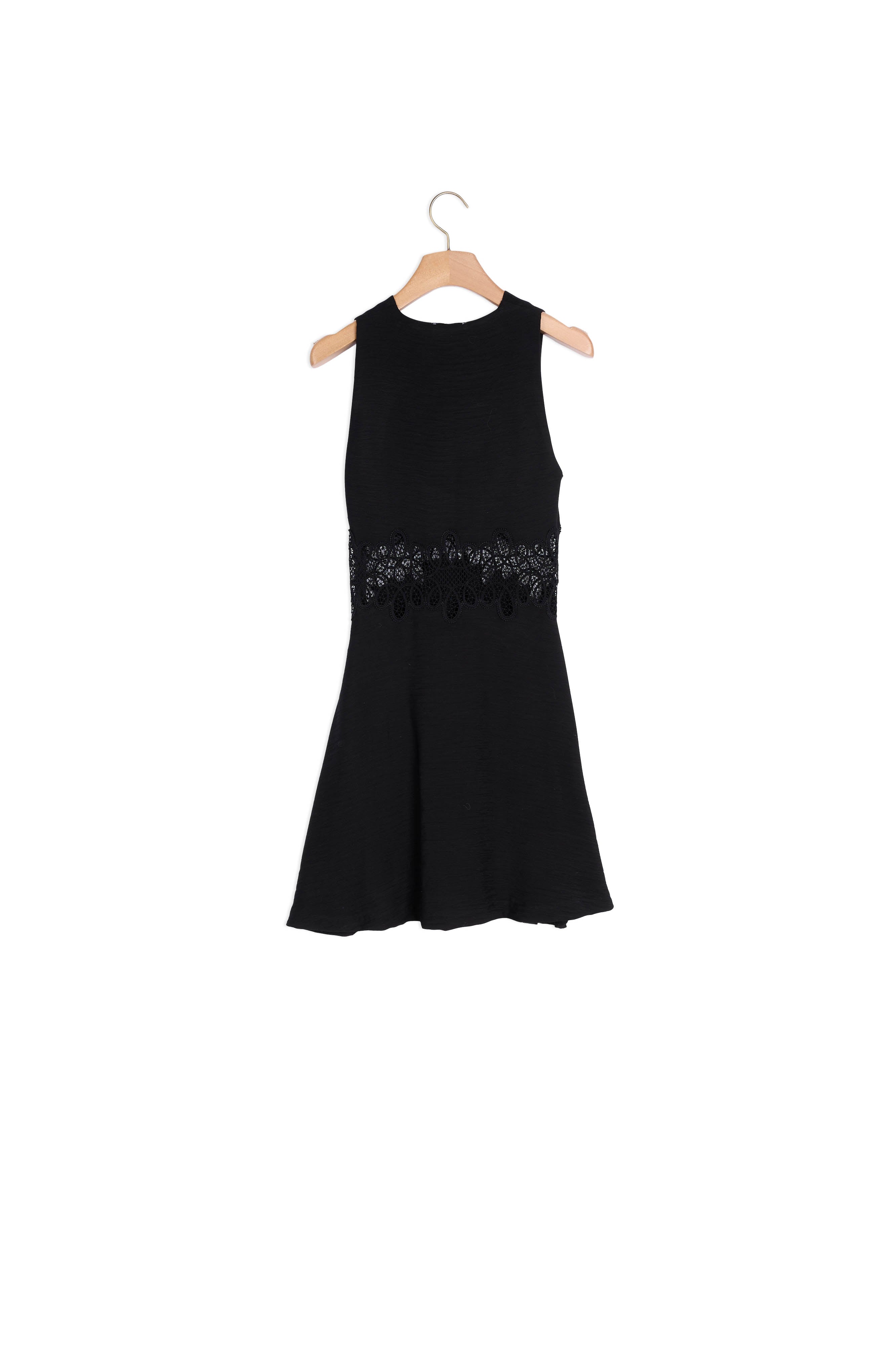 Robe courte avec insert de dentelle Sandro seconde main