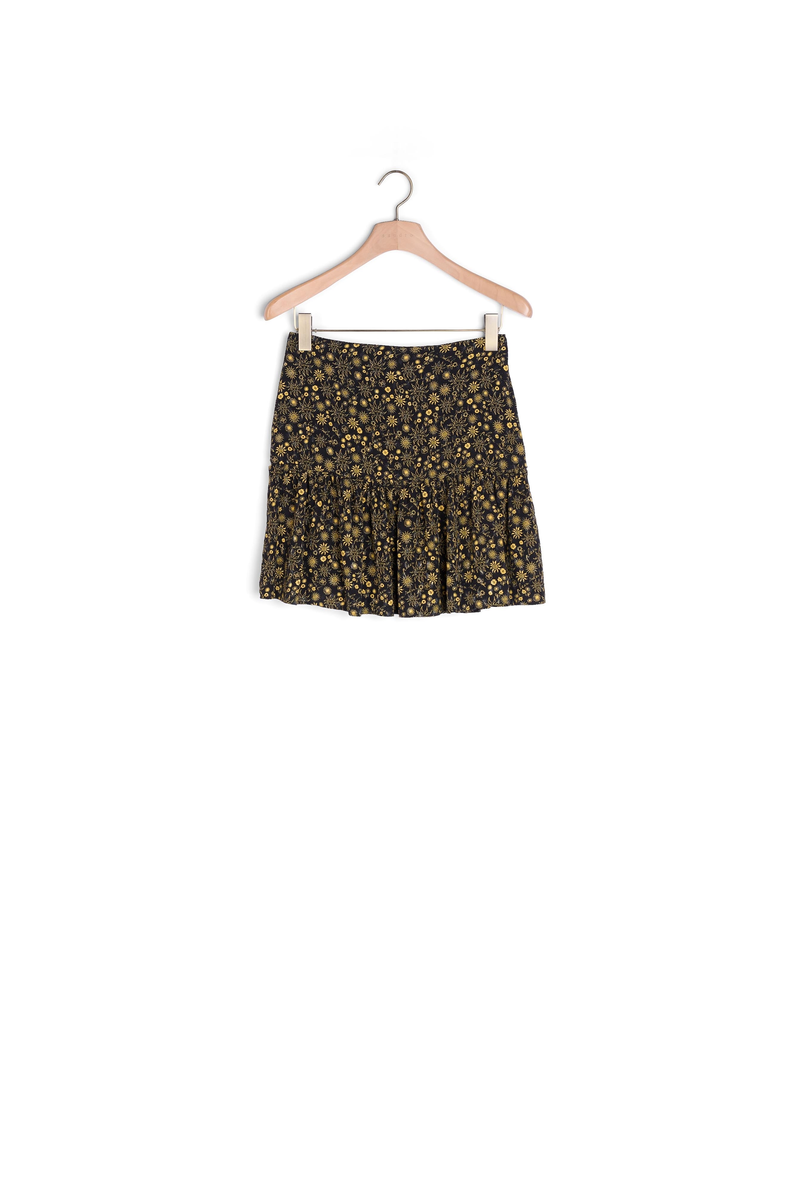 Jupe courte imprimée Sandro seconde main