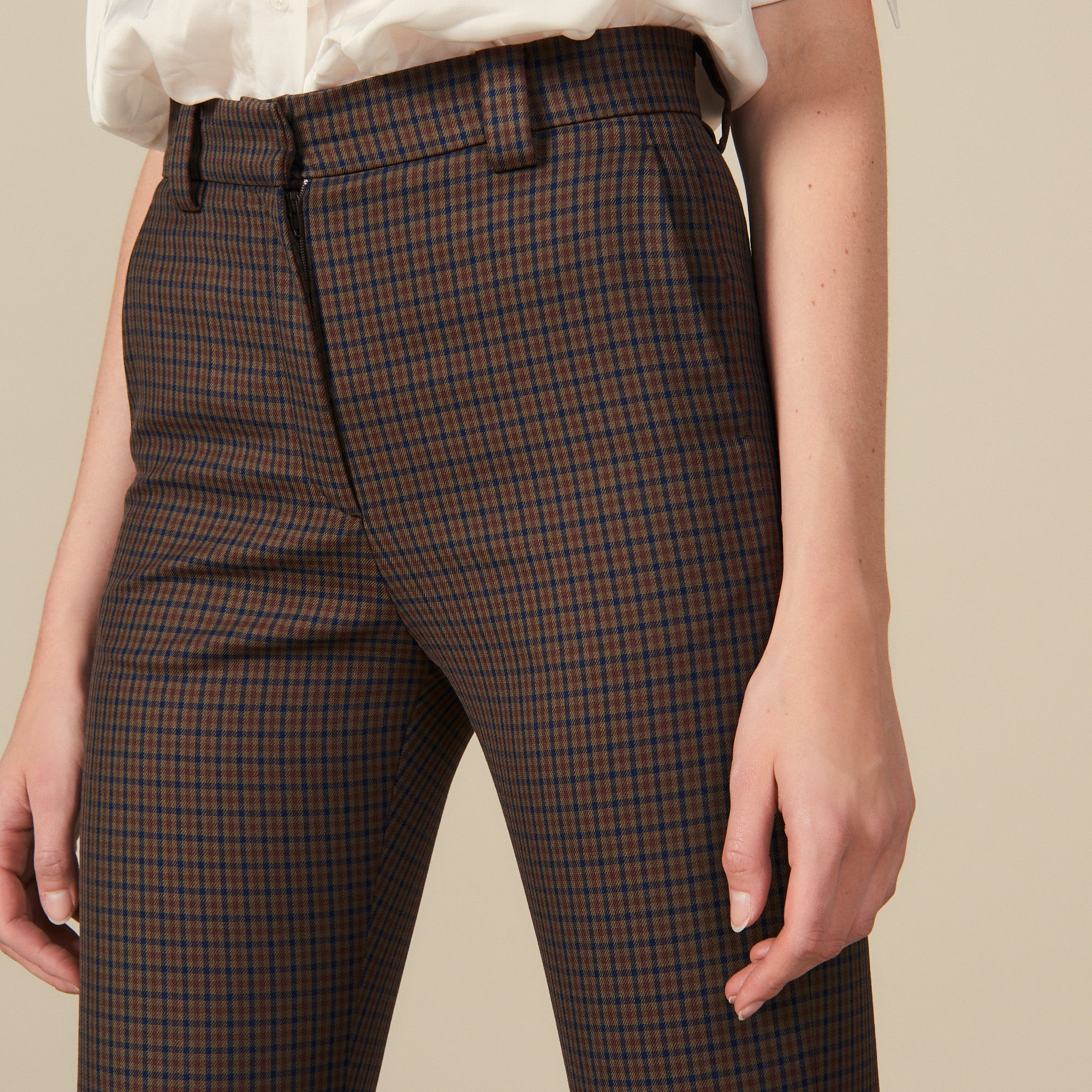Pantalon à carreaux Sandro seconde main