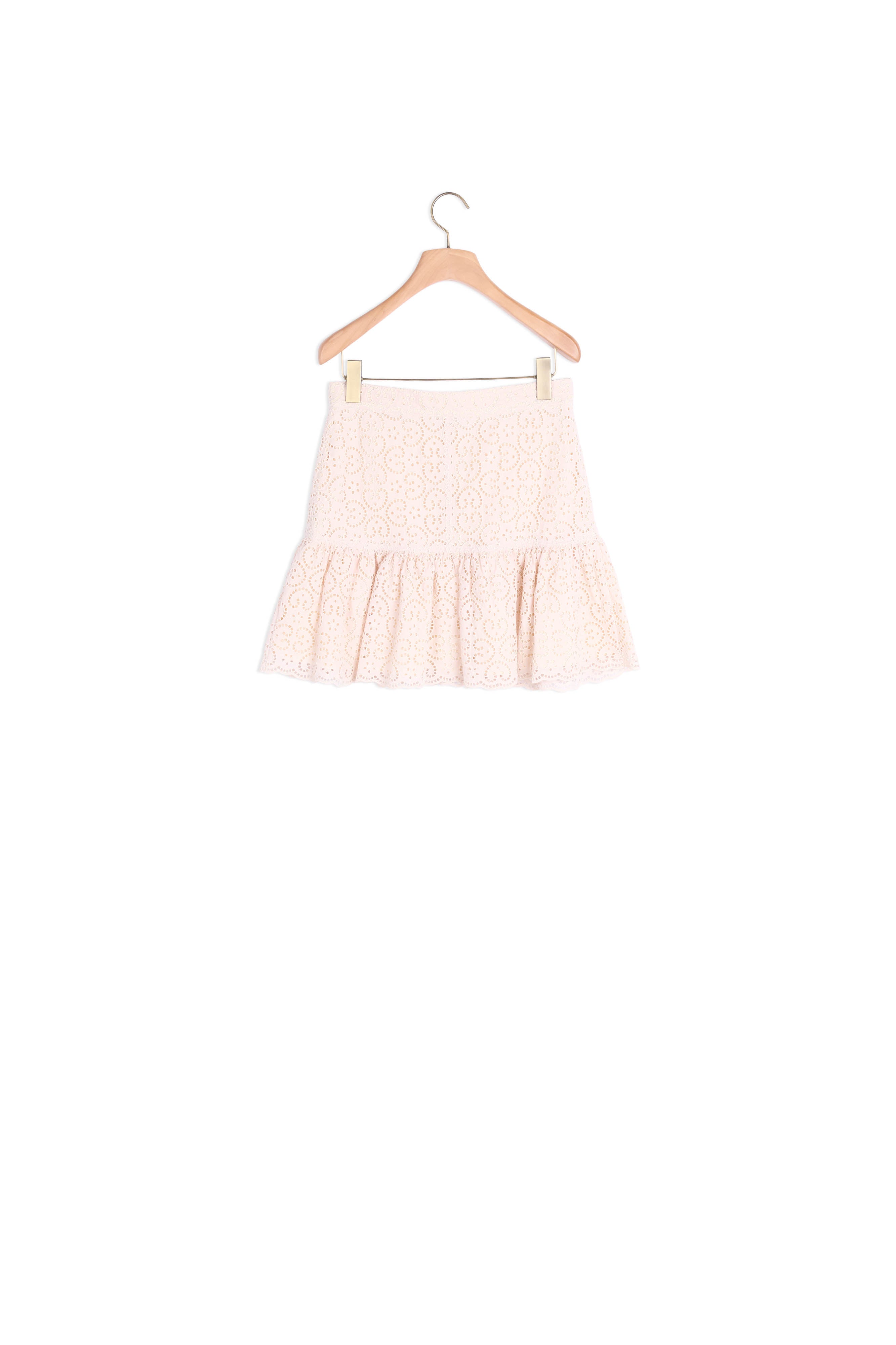 Jupe en broderie anglaise Sandro seconde main