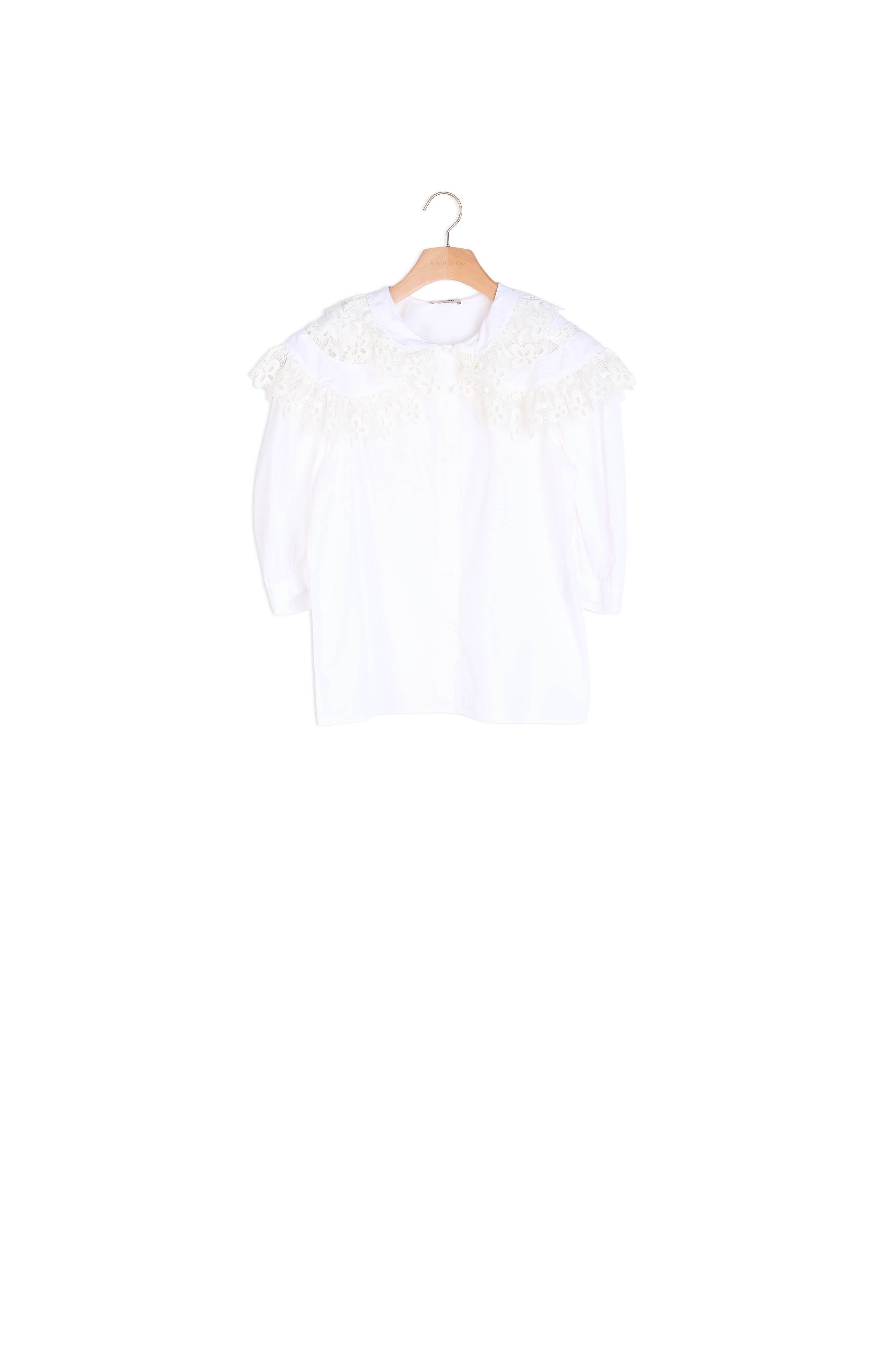 Chemise en coton Sandro seconde main