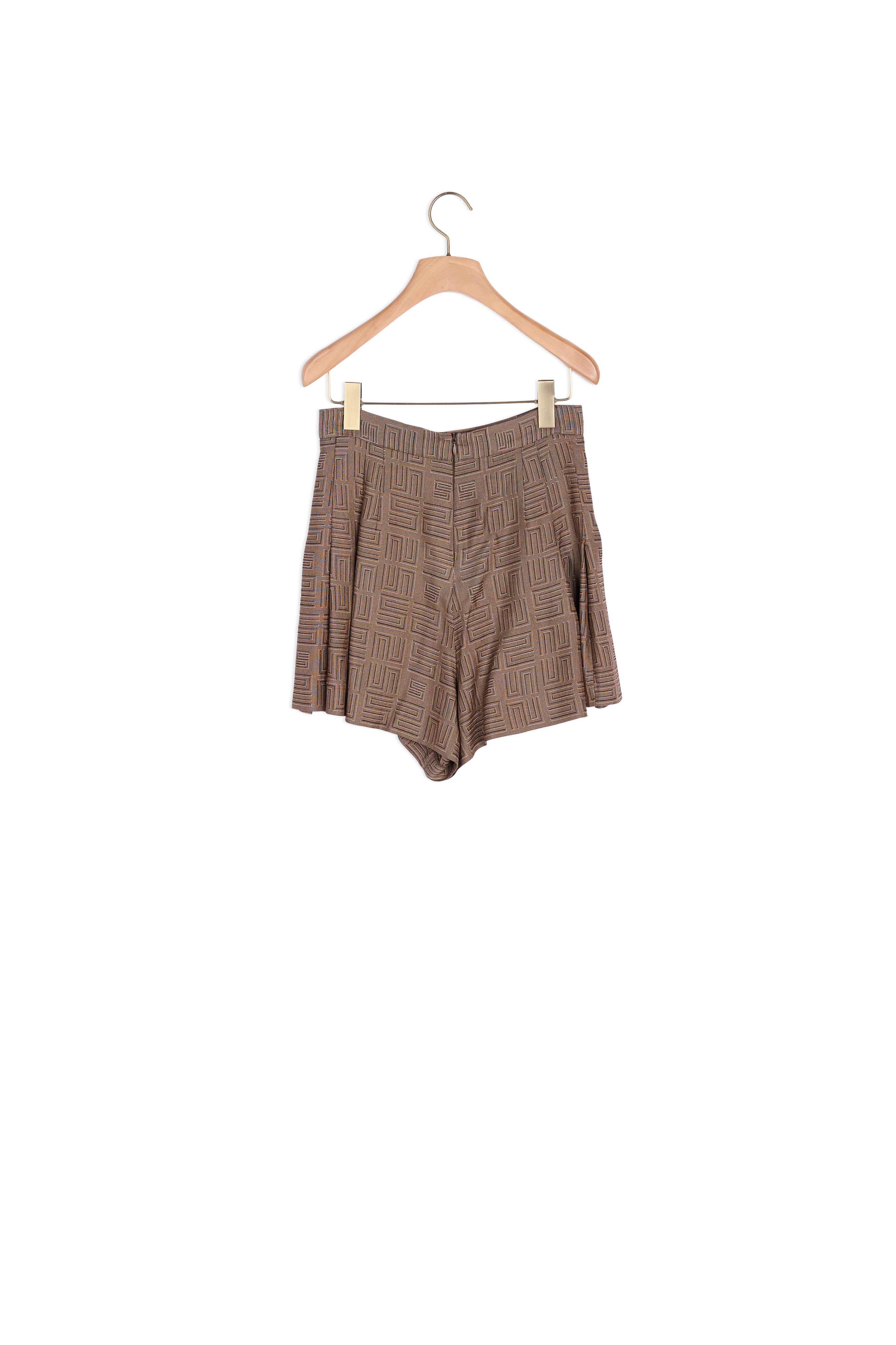 Short Jupe en jacquard fantaisie Sandro seconde main