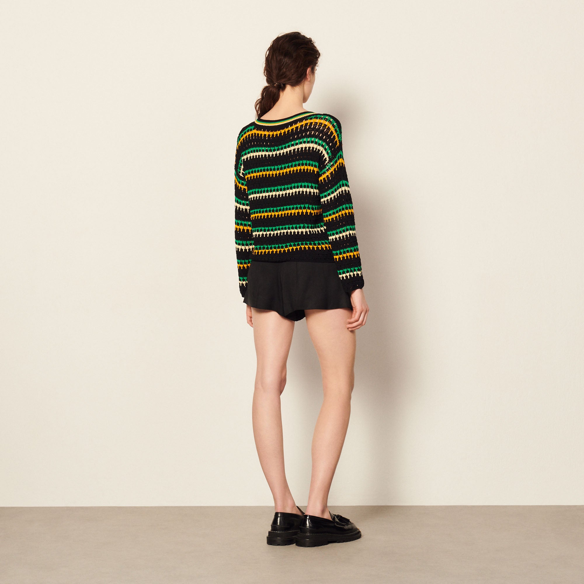 Pull en Maille tricotée Sandro seconde main