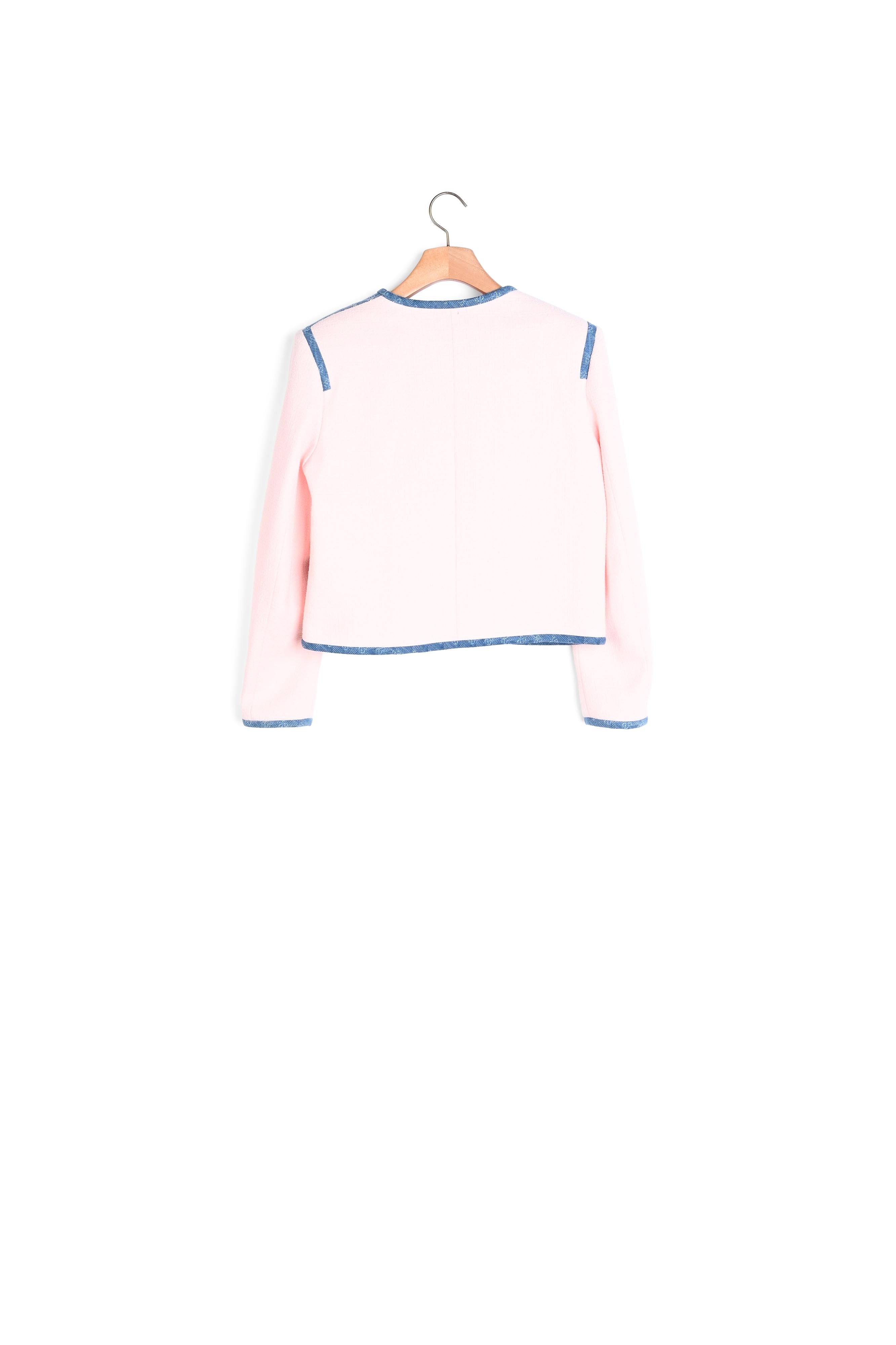 Veste en mix matières Sandro seconde main