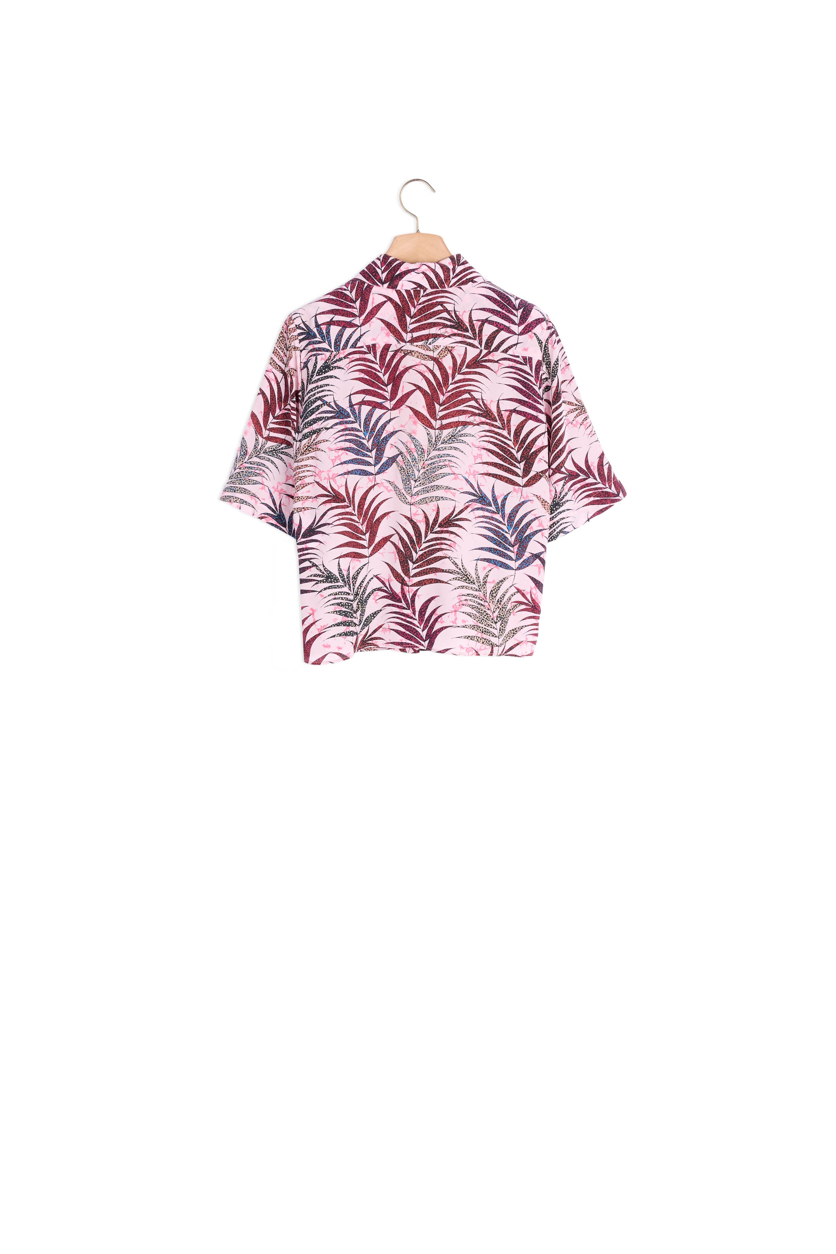 Chemise en soie imprimée