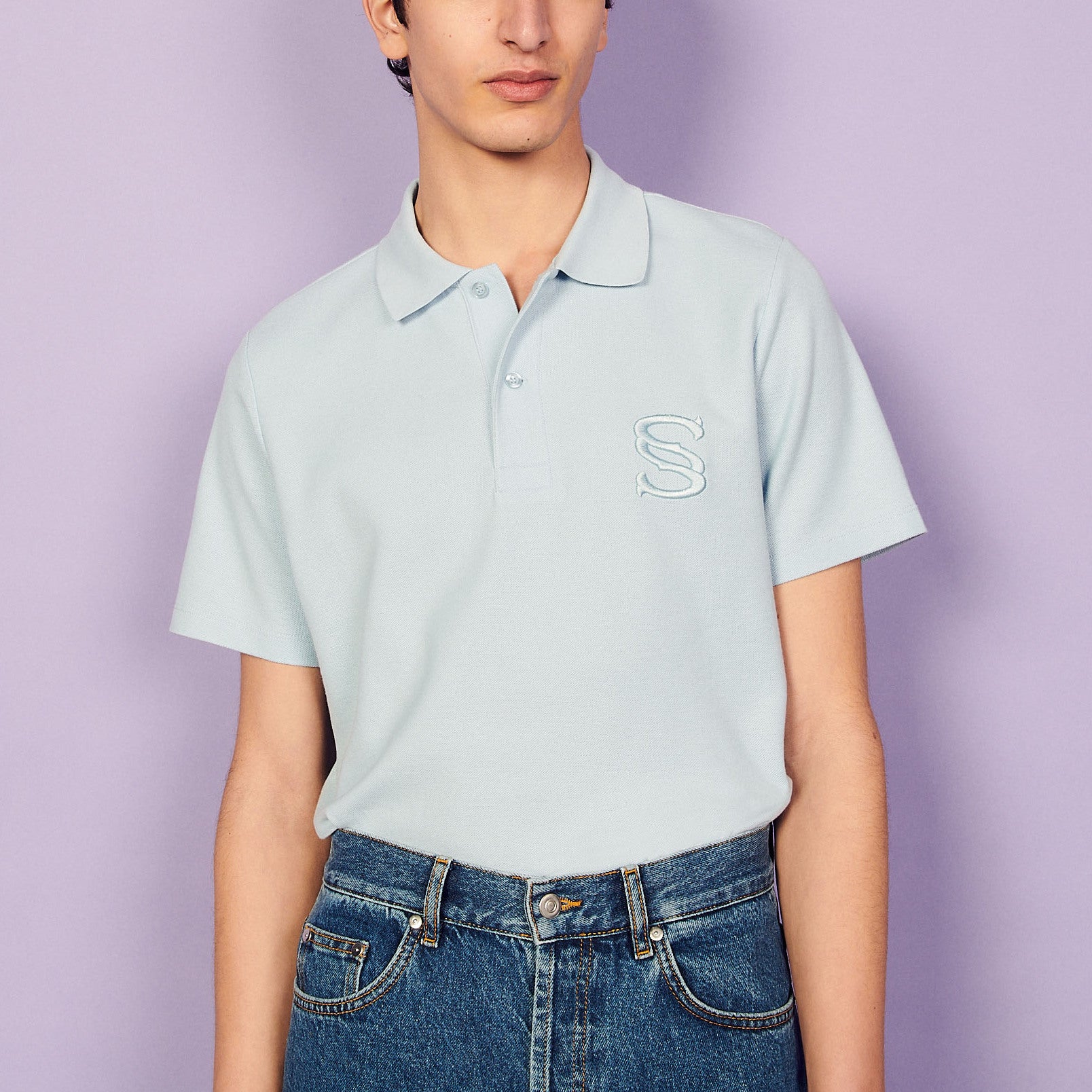 Polo brodé Sandro seconde main