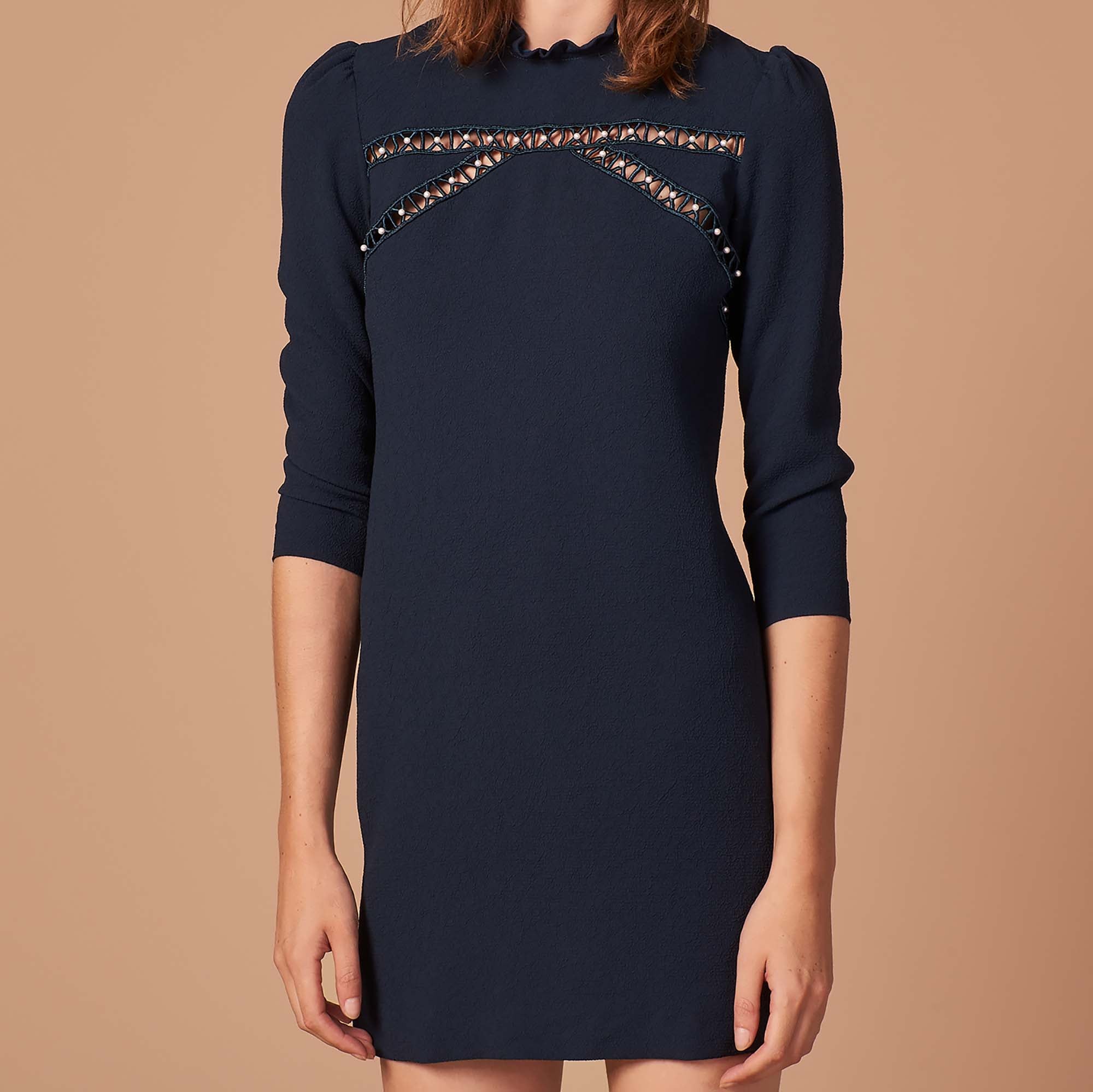 Robe droite col montant Sandro seconde main