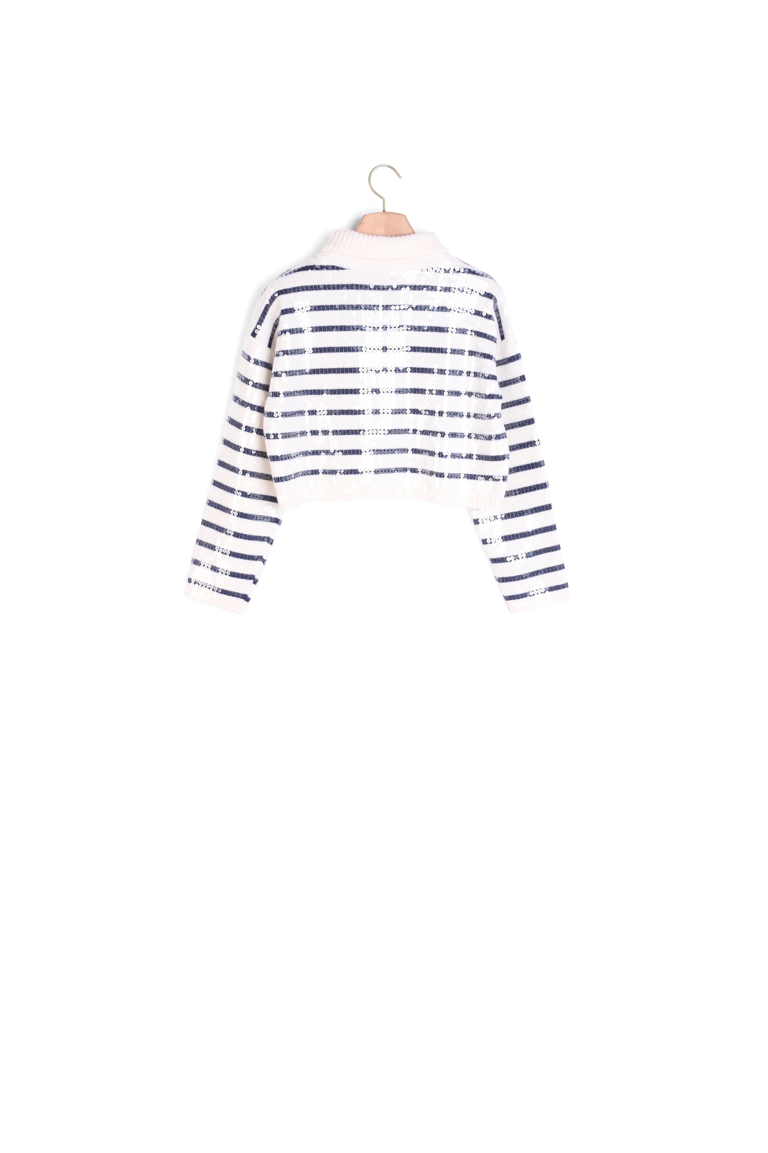 Pull court marinière Sandro seconde main