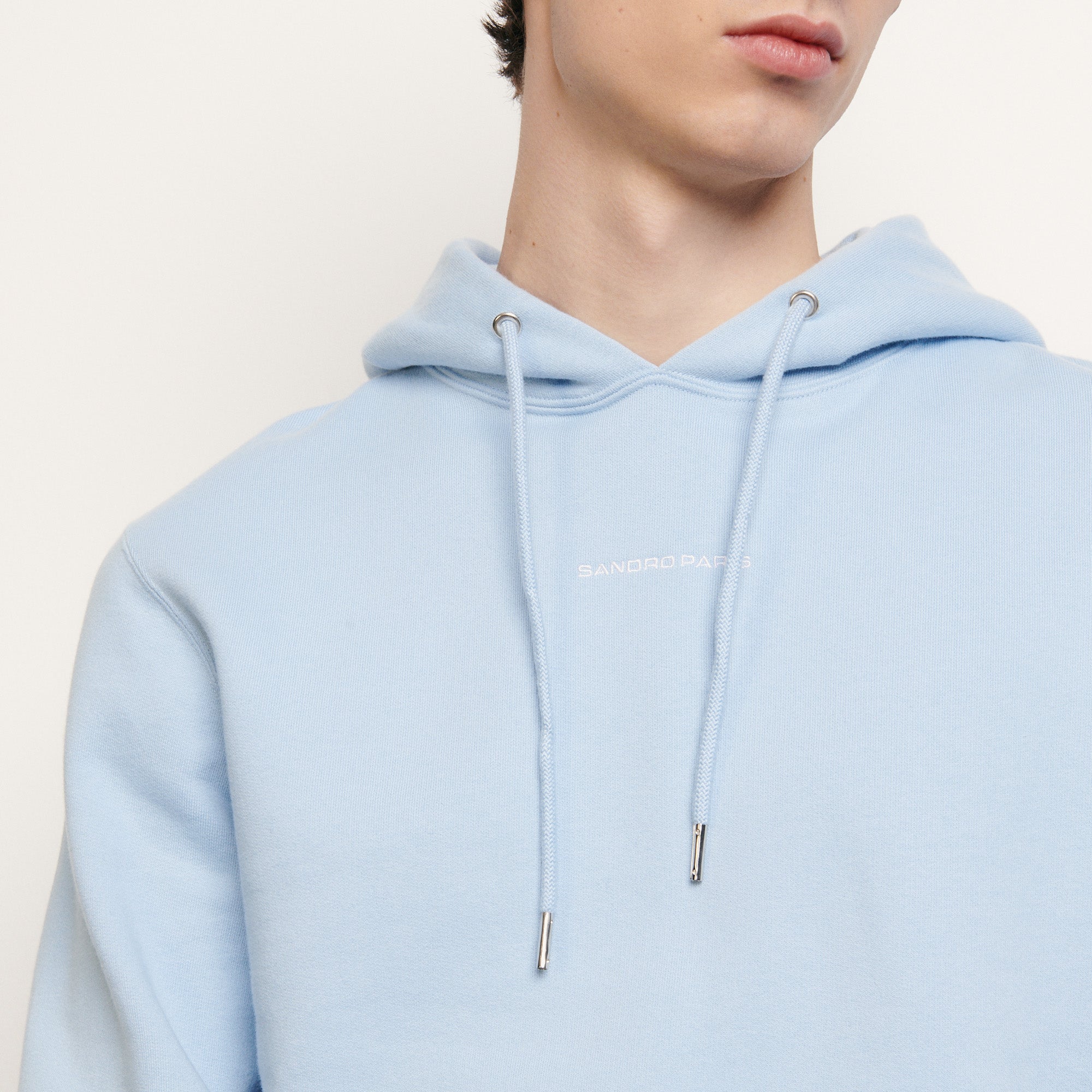 Sweat hoodie avec broderie logo Sandro seconde main