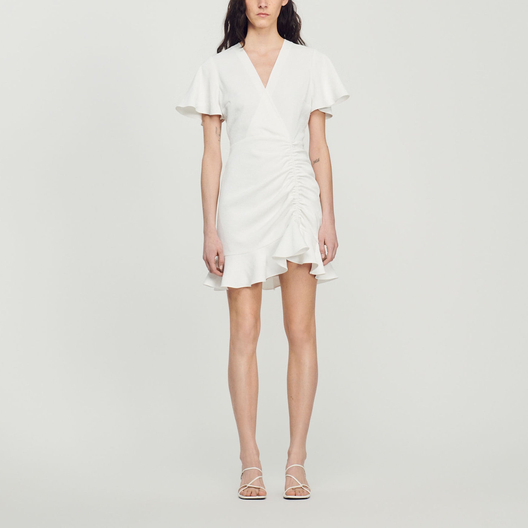 Robe courte croisée Sandro seconde main