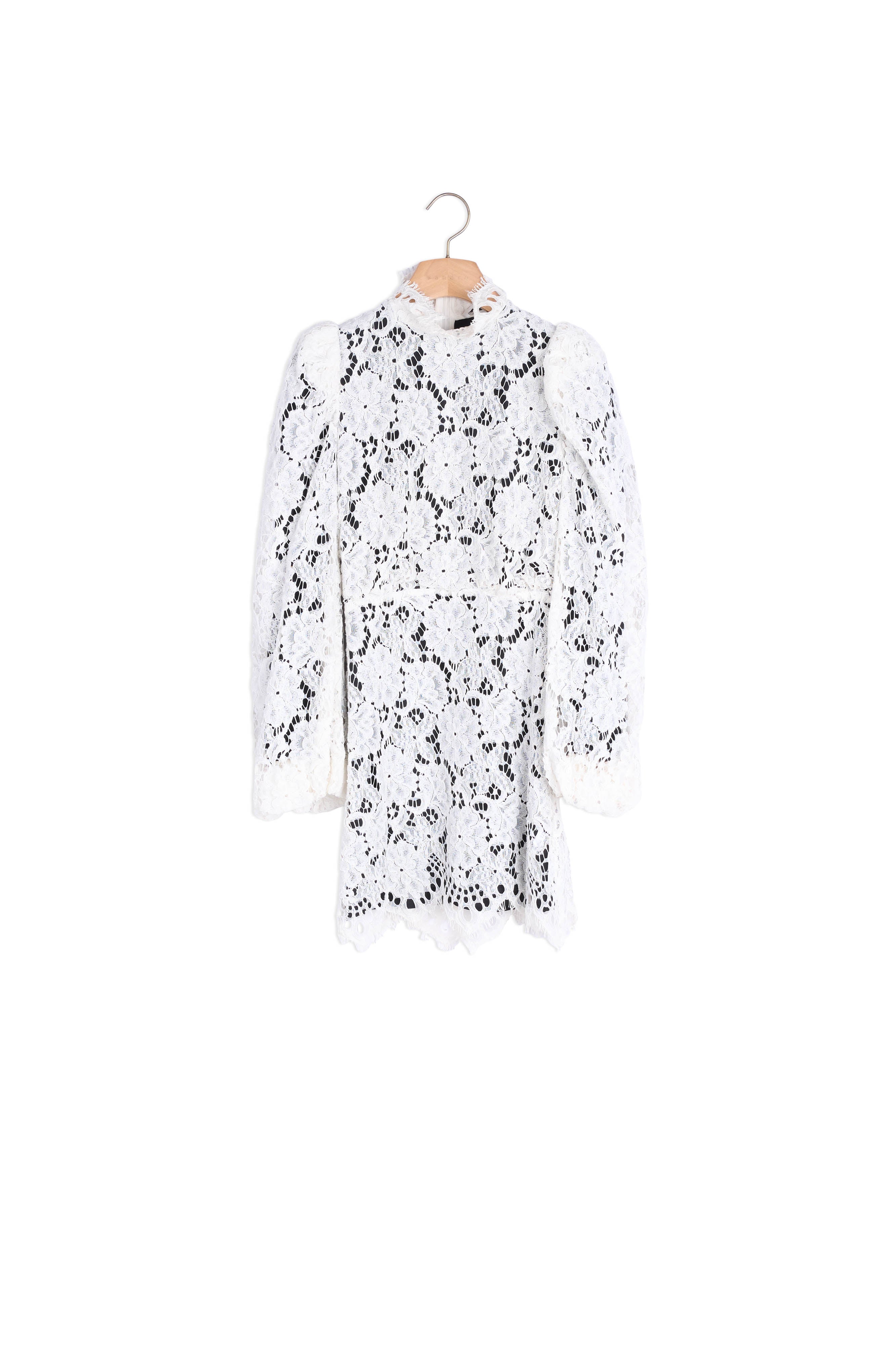 Robe courte en dentelle Sandro seconde main