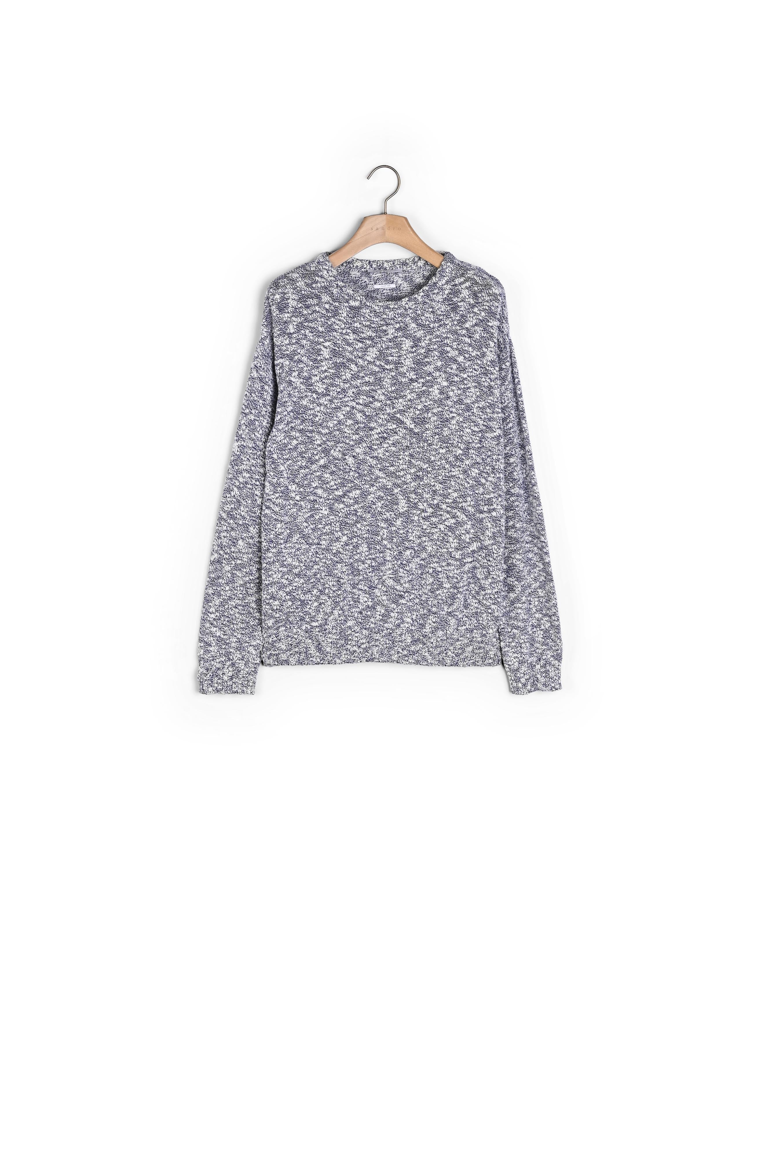 Pull MARINE/BLANC Sandro seconde main