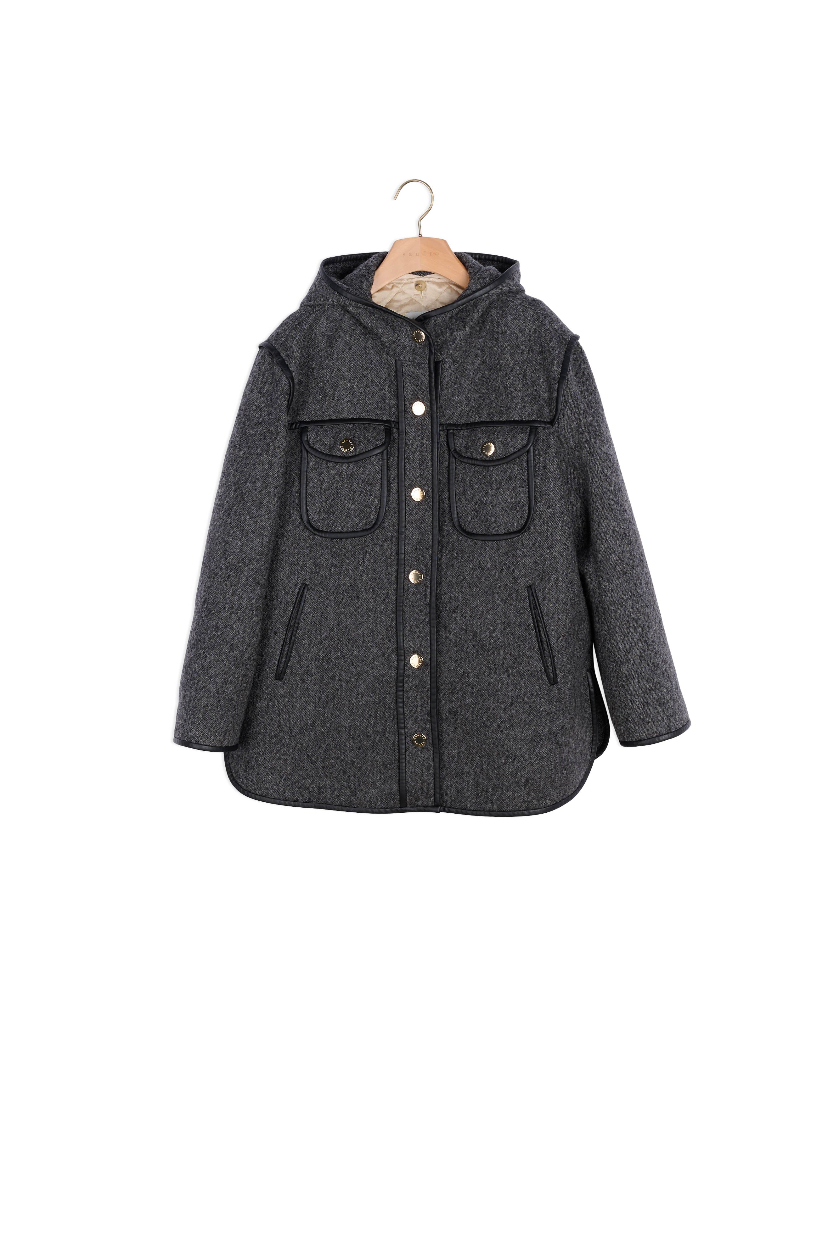 Outerwear Gris Sandro seconde main
