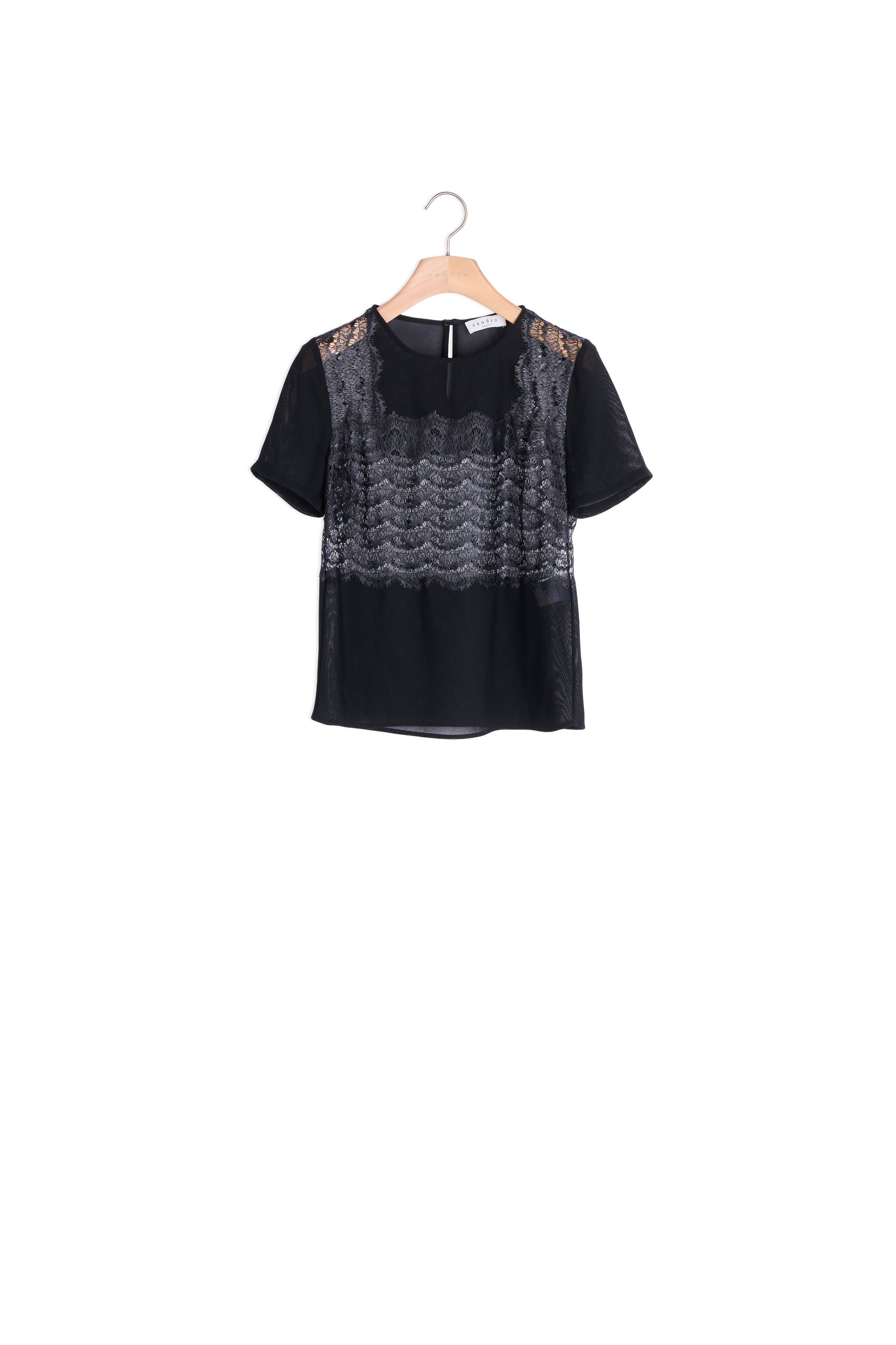 Top Noir Sandro seconde main