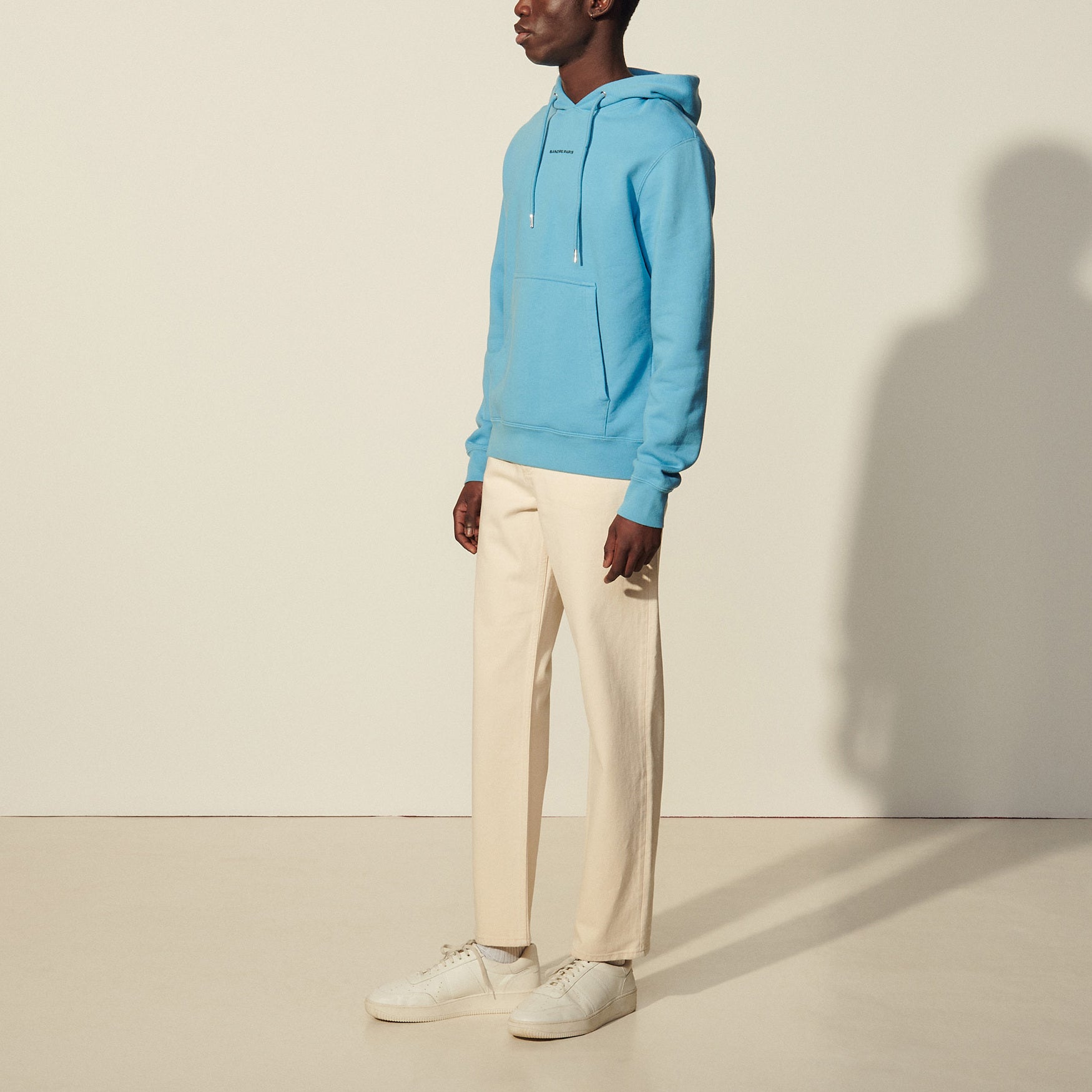 Sweat hoodie avec broderie logo Sandro seconde main