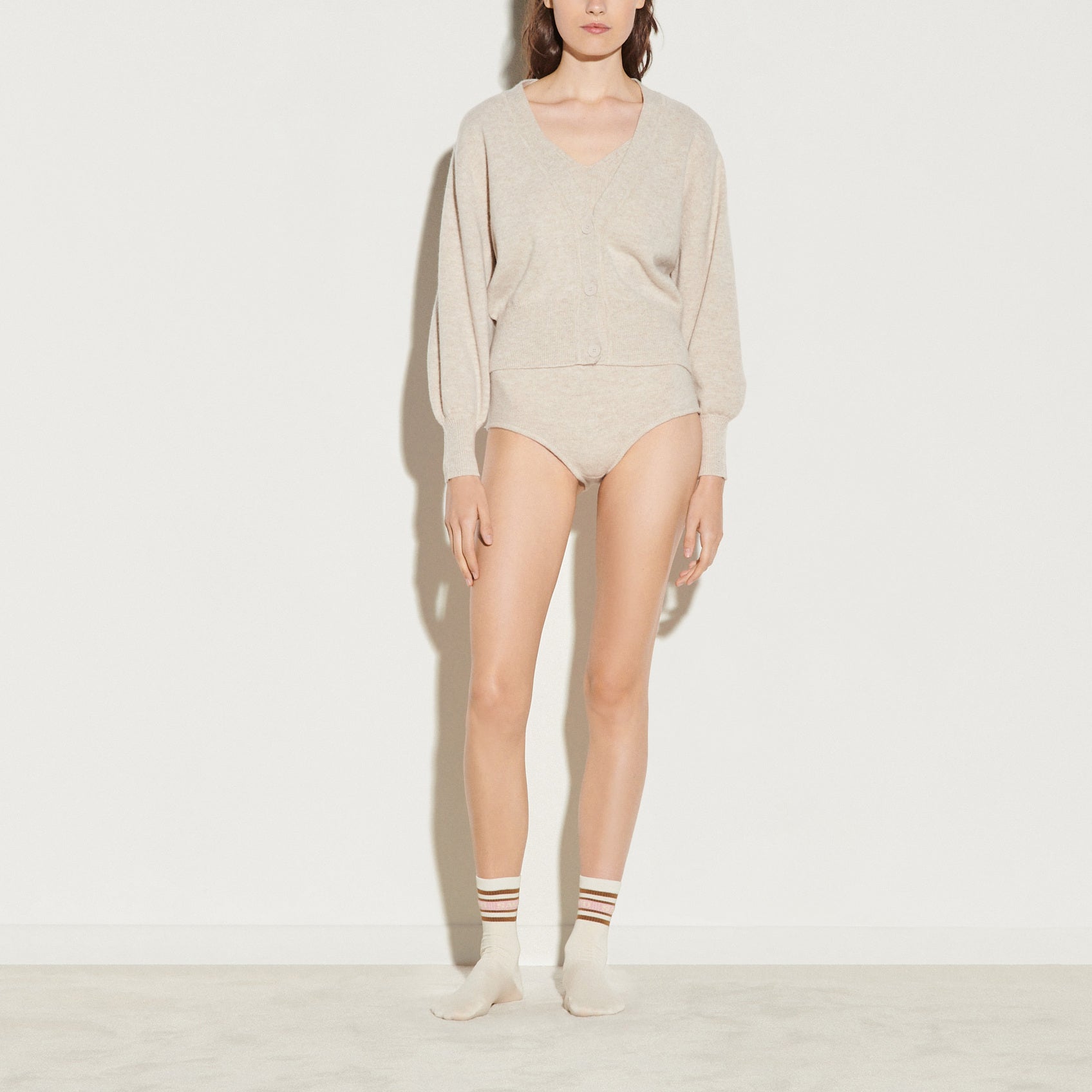 Cardigan twinset en laine Sandro seconde main
