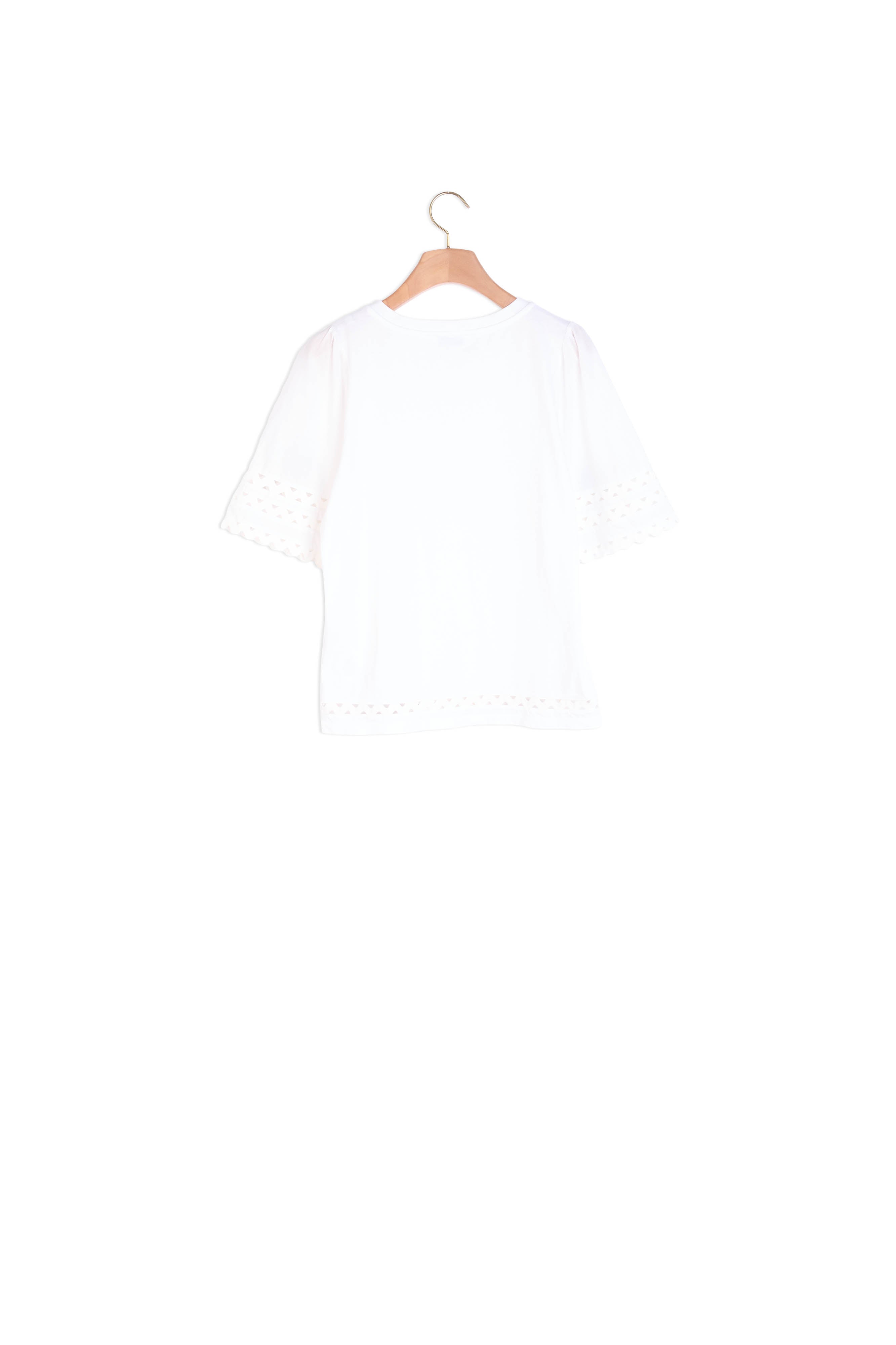 T-shirt avec galon en dentelle Sandro seconde main