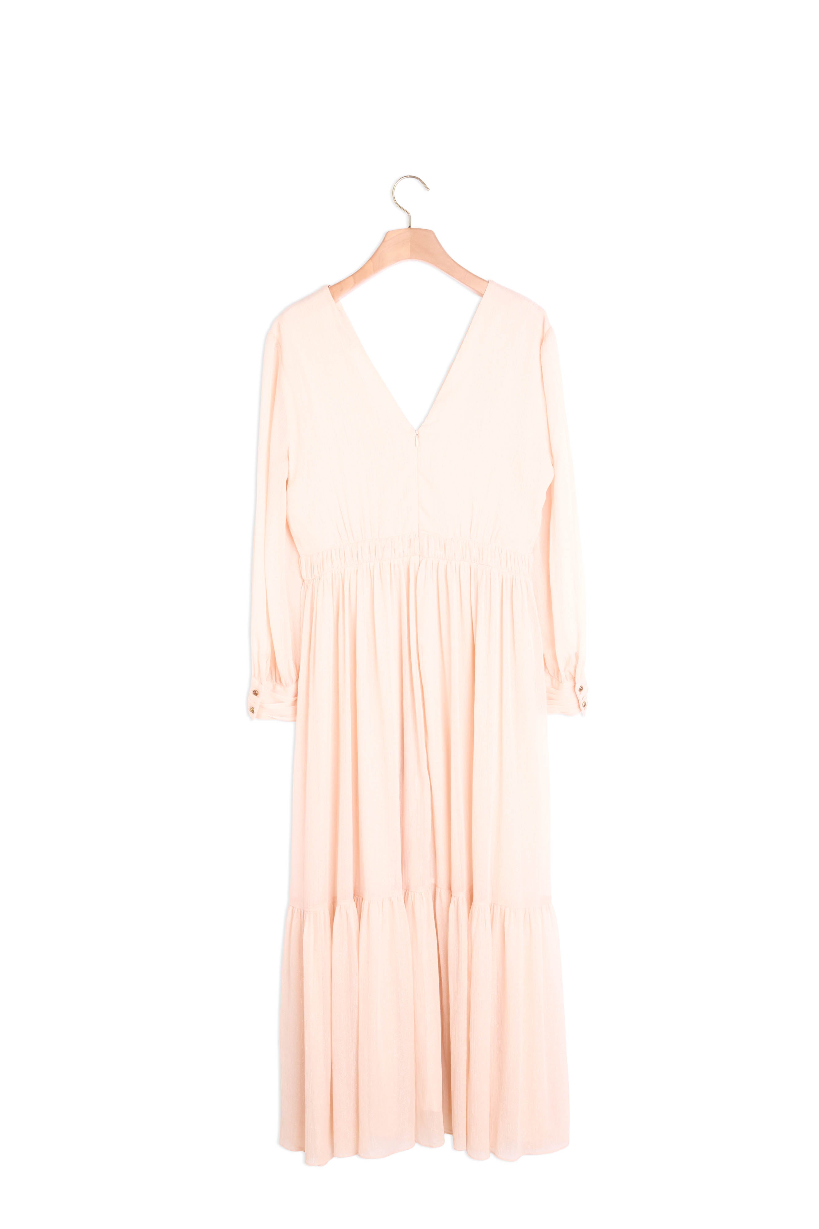 Robe longue plissée à manches longues Sandro seconde main