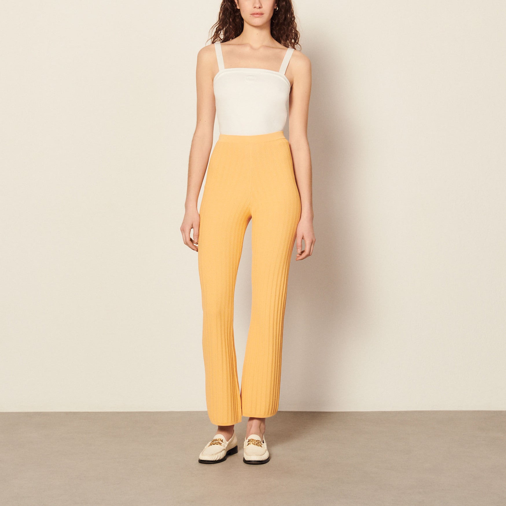 Pantalon en Maille Sandro seconde main