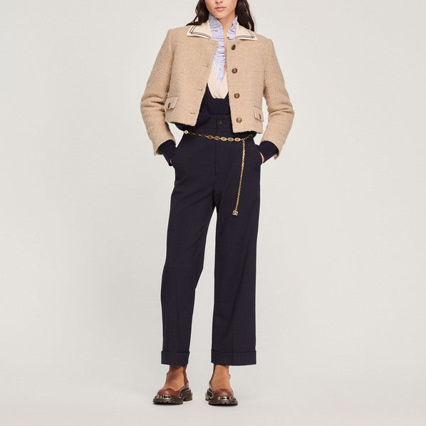 Veste en tweed Sandro seconde main