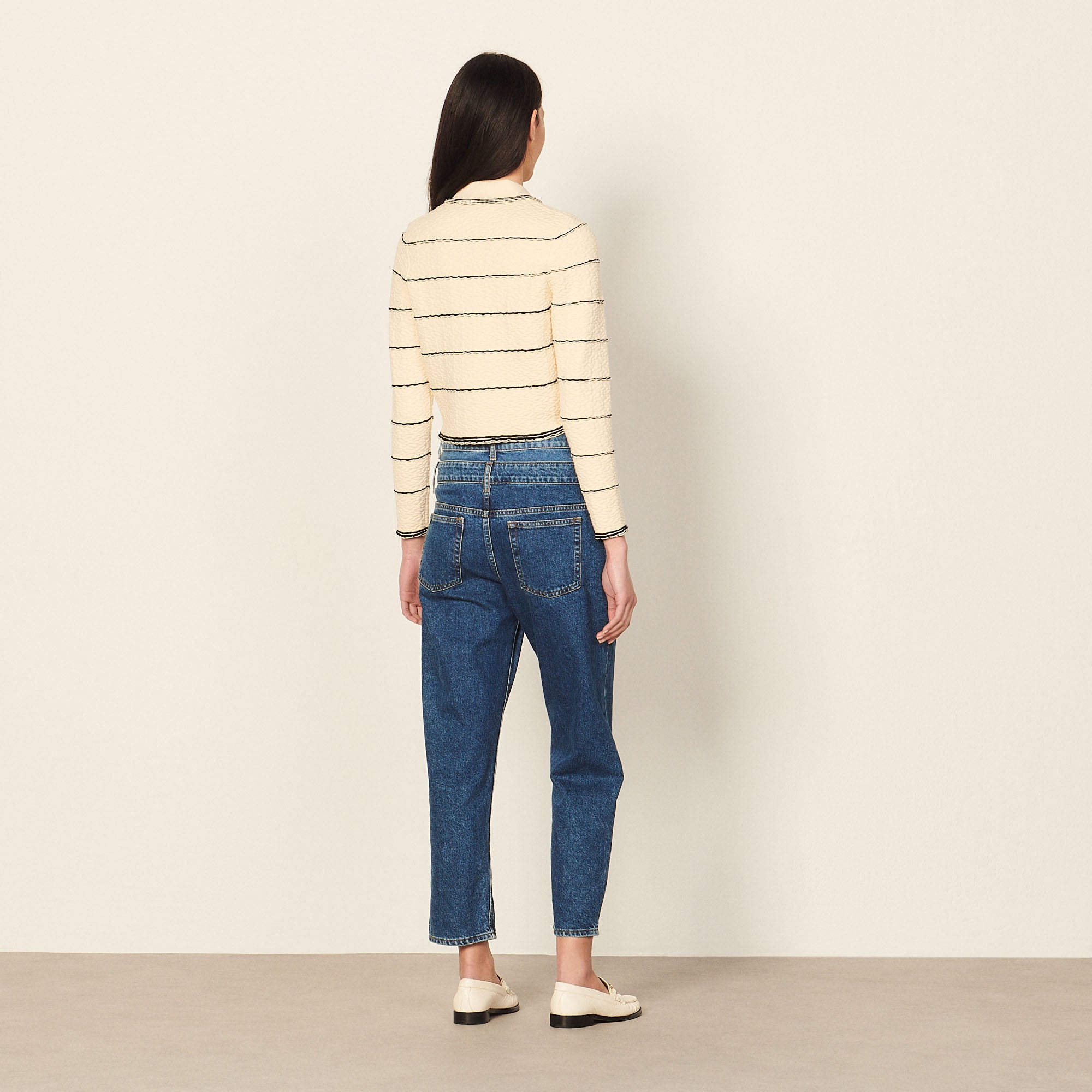 Cardicoat court façon petite Veste Sandro seconde main
