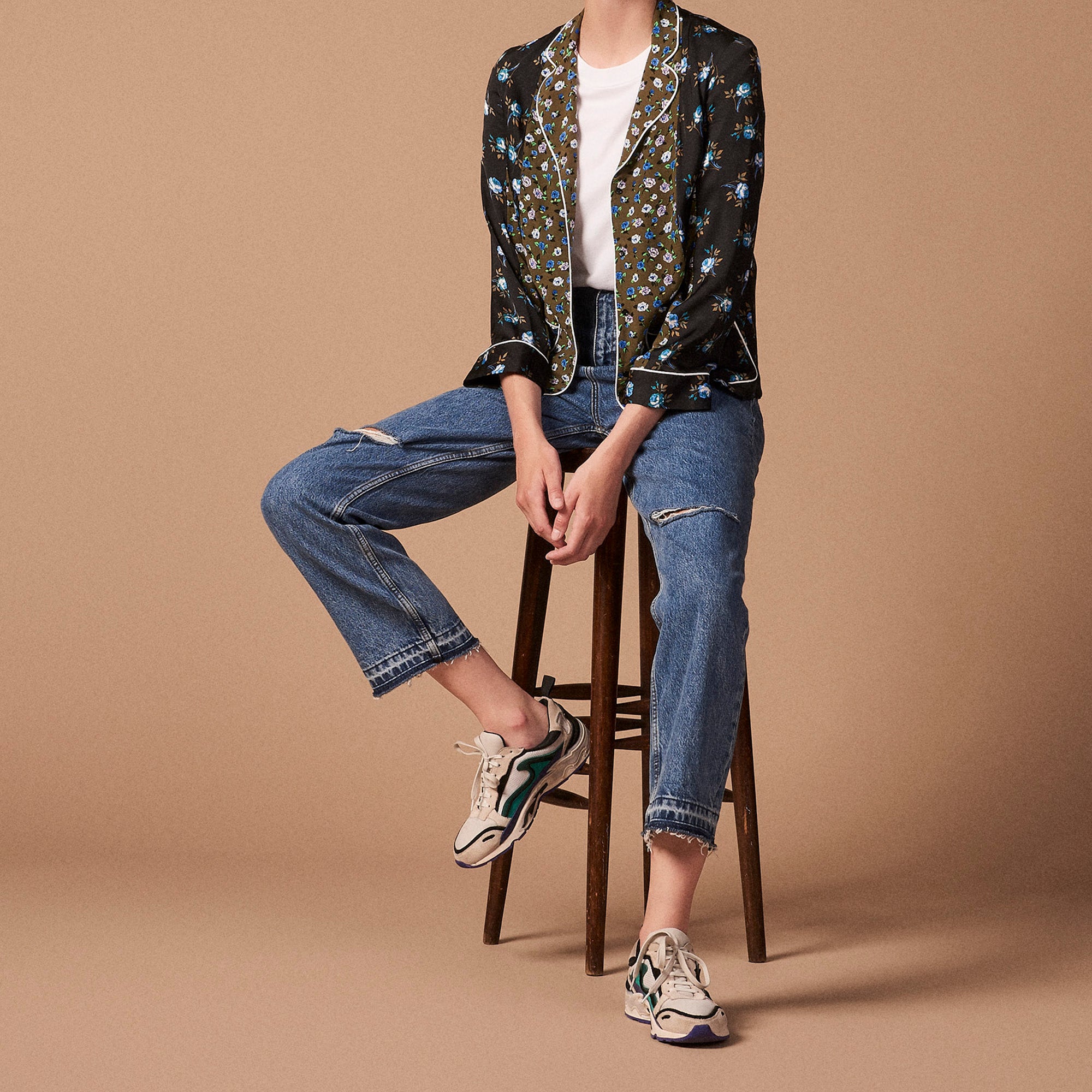 Chemise fluide esprit pyjama Sandro seconde main