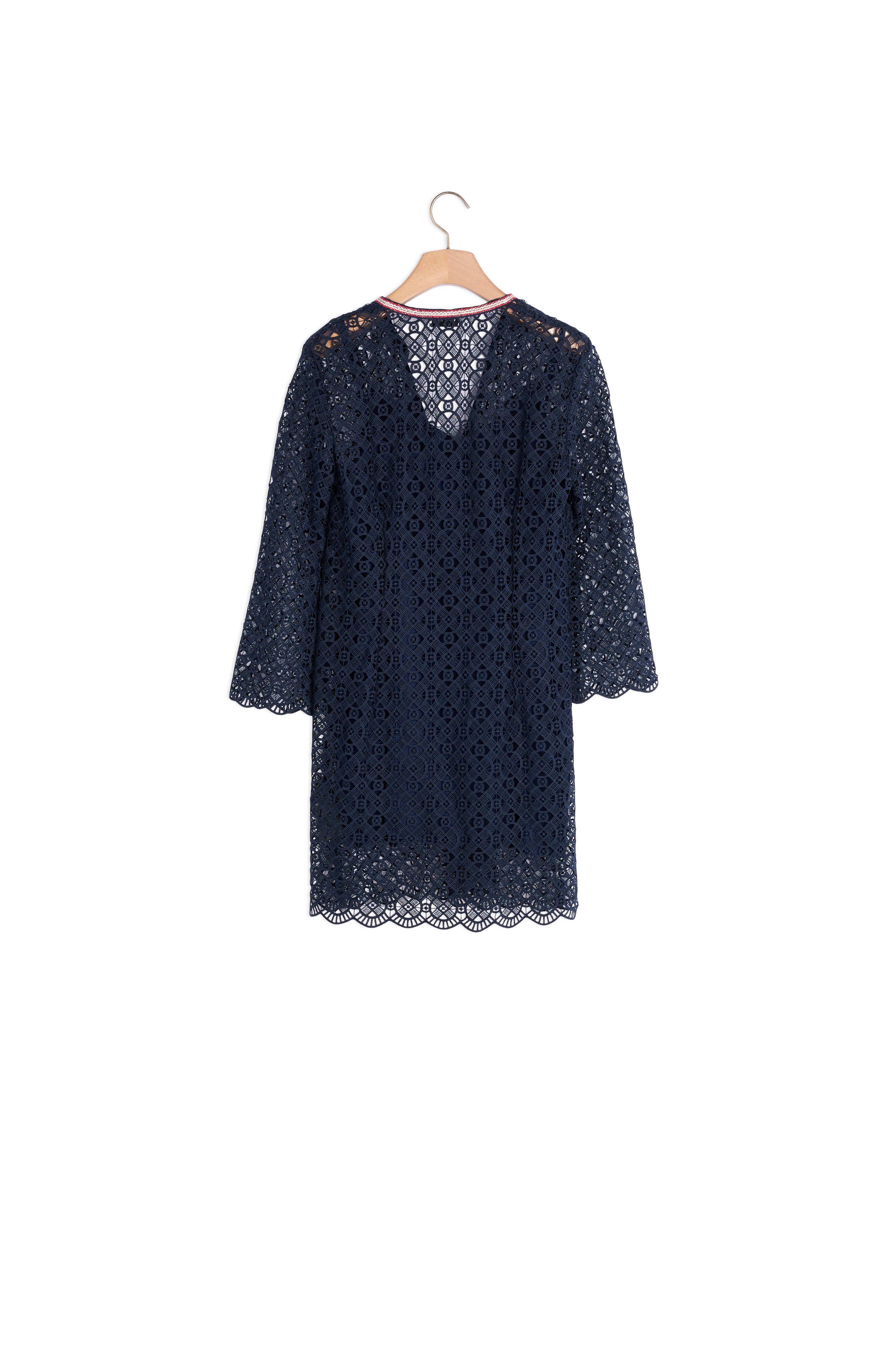 Robe courte en guipure Sandro seconde main