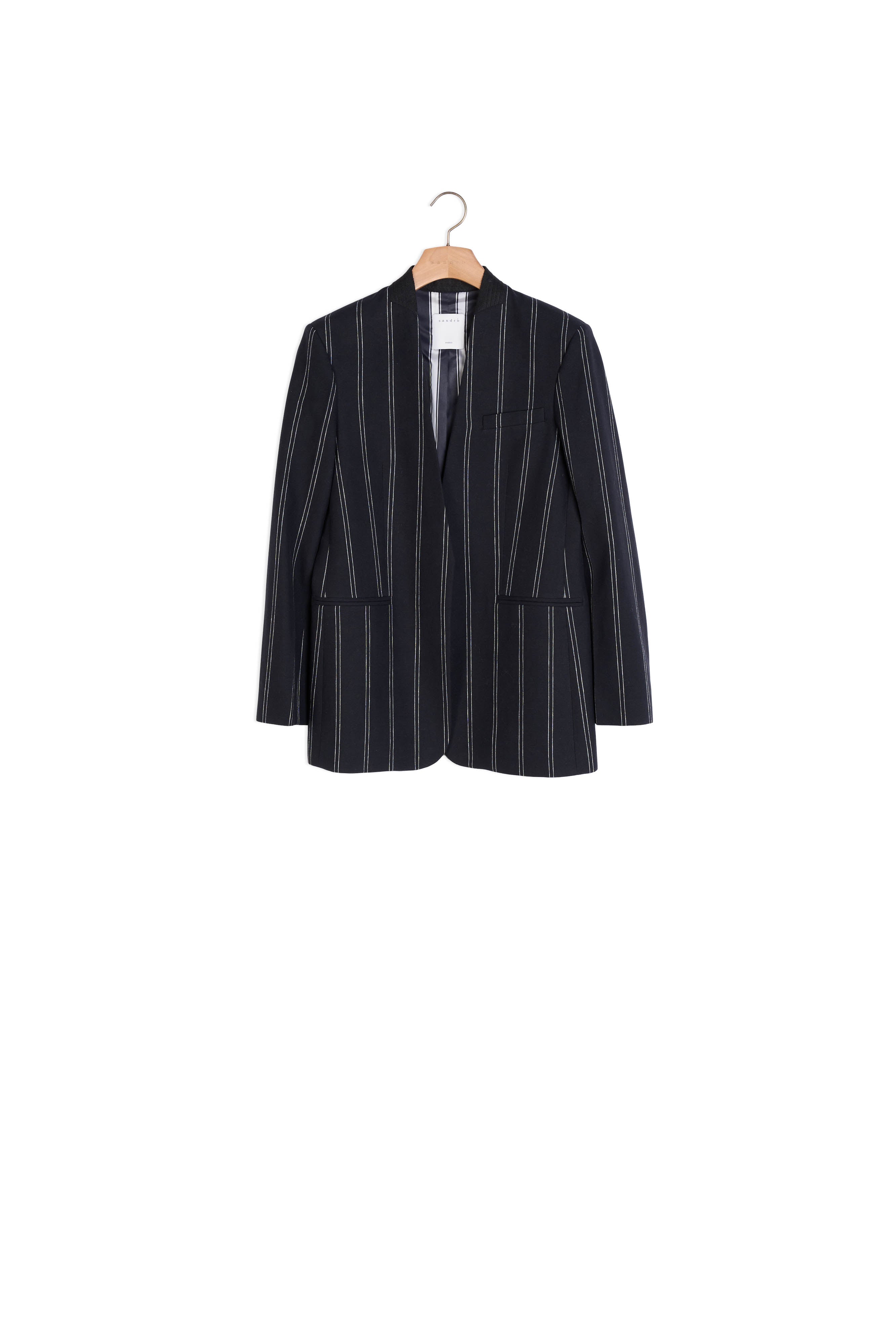 Veste de blazer rayée assortie Sandro seconde main