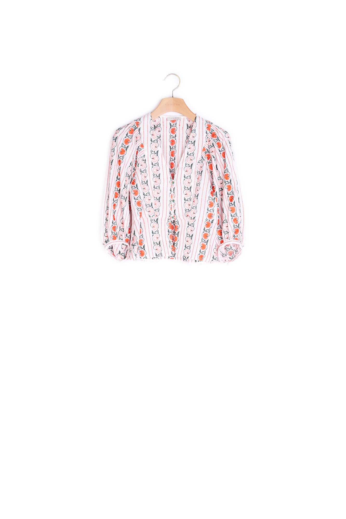 Top en broderie Sandro seconde main