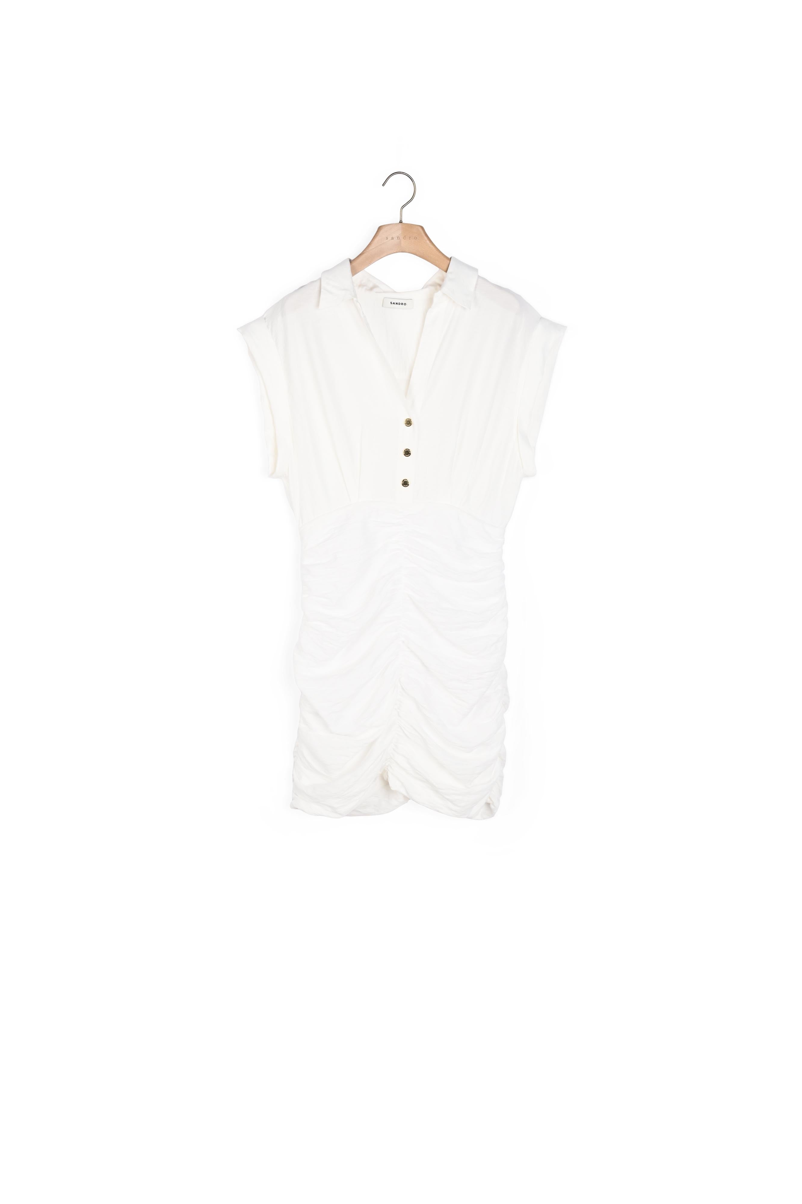 Robe courte drapée Sandro seconde main