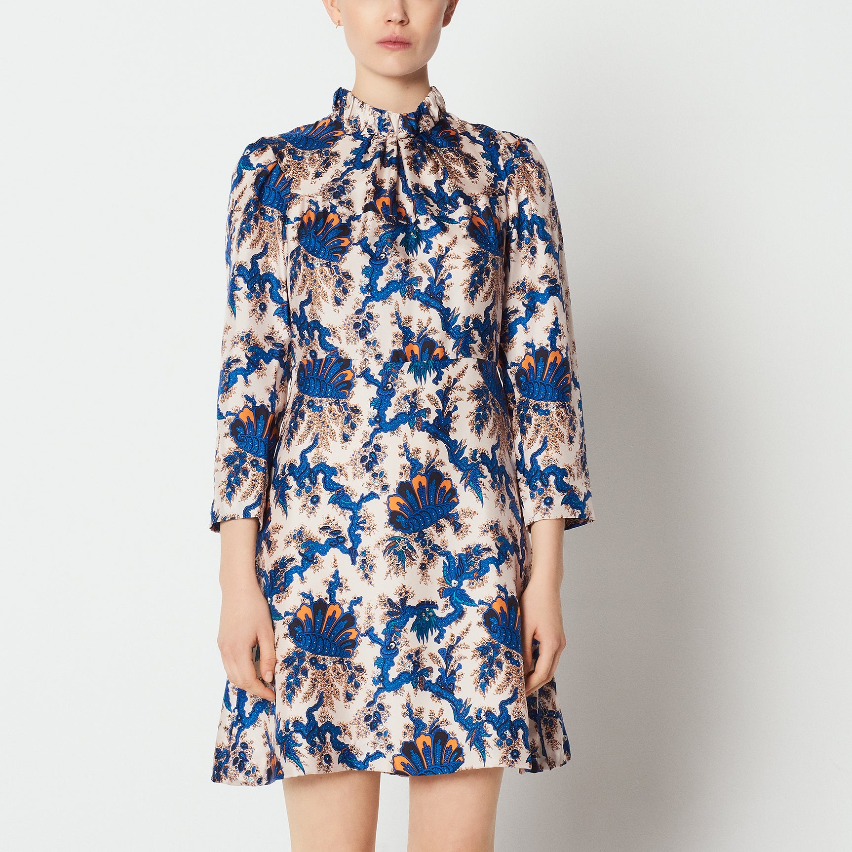 Robe imprimée à manches longues Sandro seconde main