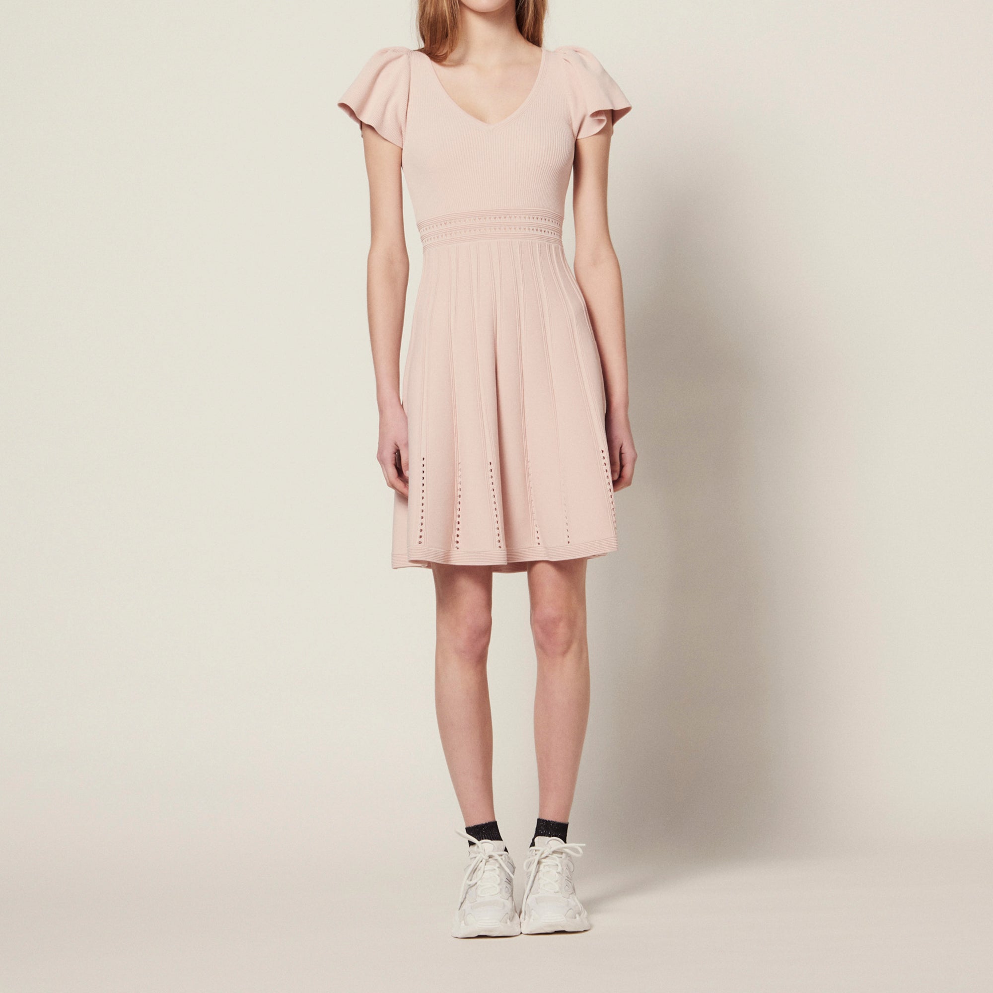 Robe courte en Maille Sandro seconde main