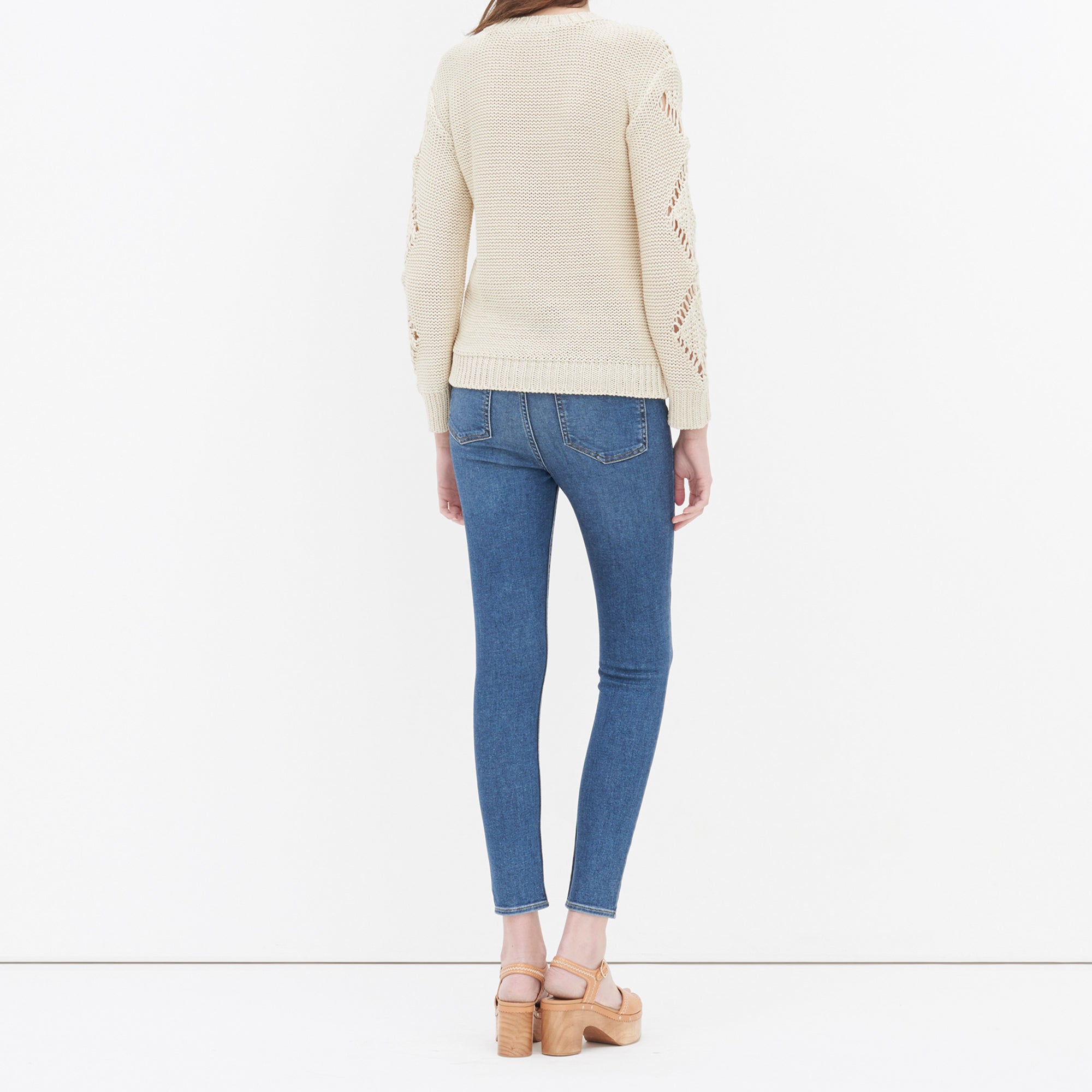 Pull Ecru Sandro seconde main